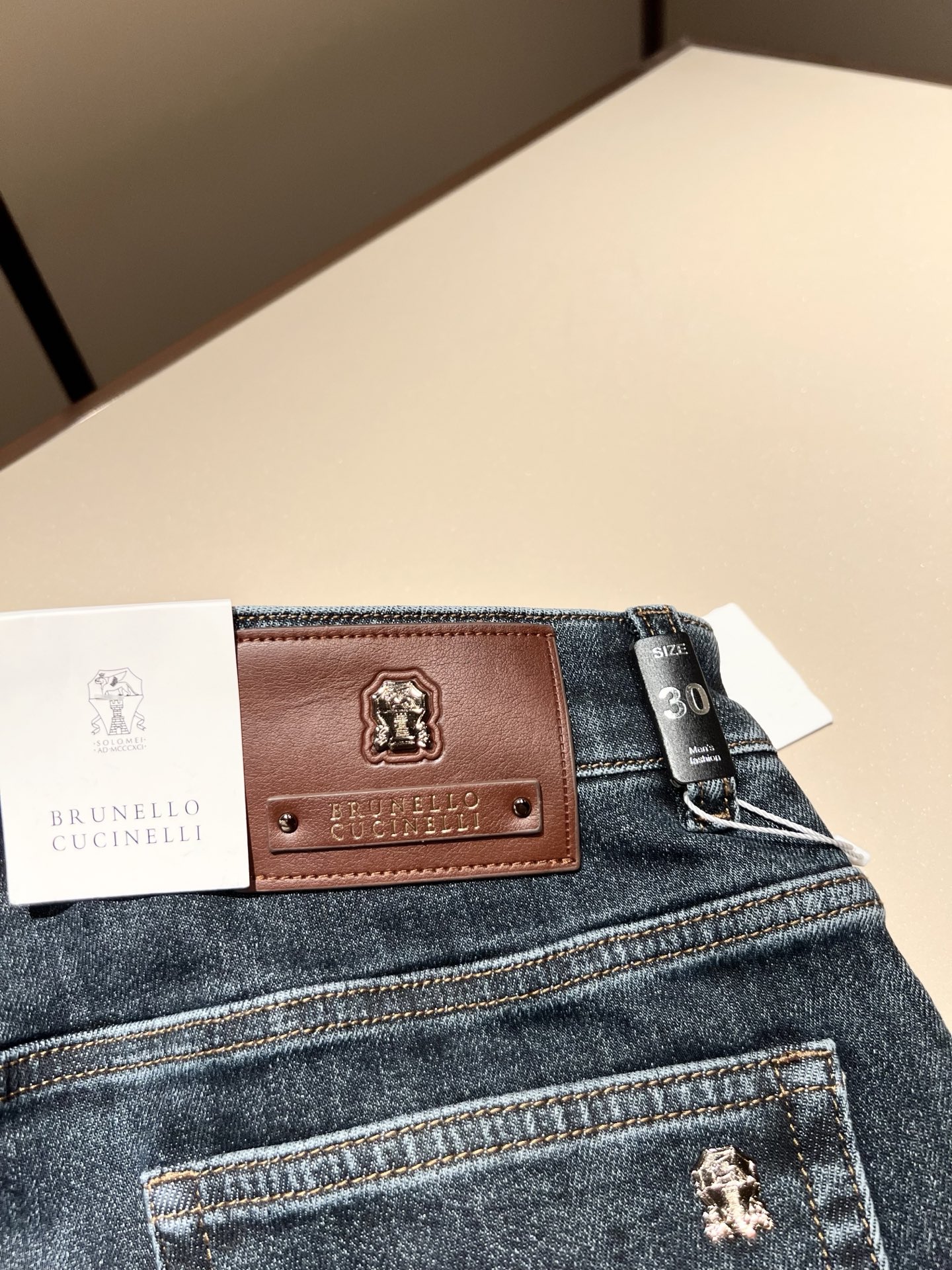 BC-Brunello Cucineli 2025秋冬新品男士时装款高端休闲牛仔裤，香港洋行渠道货，日本