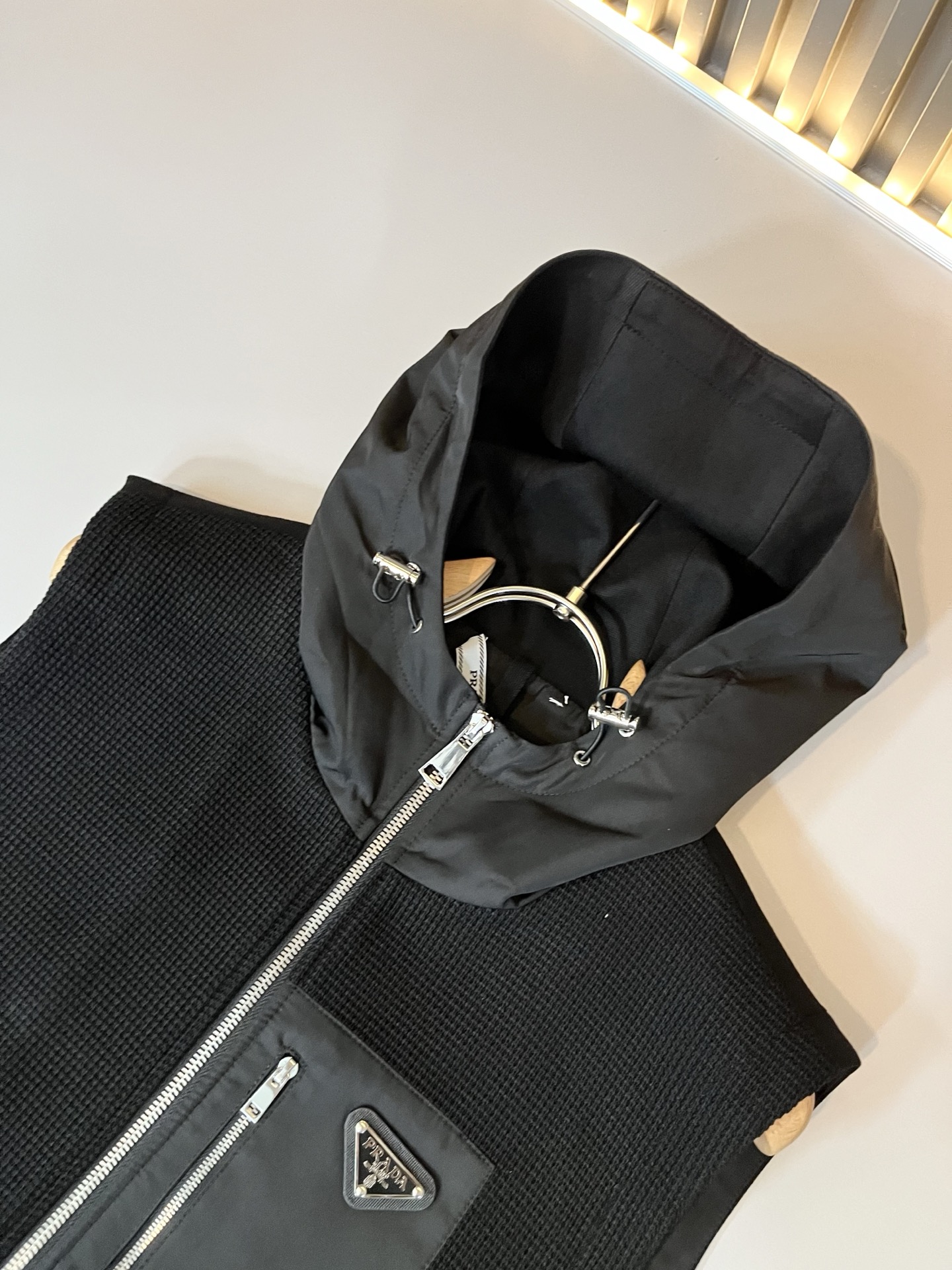 PRAD*A普*达2025秋冬休闲马甲外套，最新时尚休闲拉链夹克，时尚夹克外套!贸易公司渠道稀出，同步官