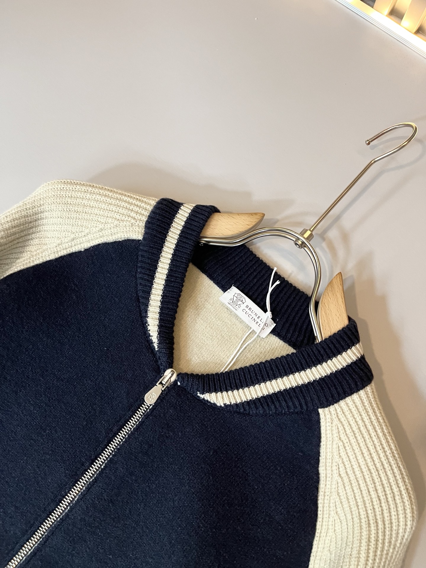 BC-Brunello Cucineli 2025秋冬新款针织羊毛夹克外套，最新时尚潮流效果,时尚新韵味