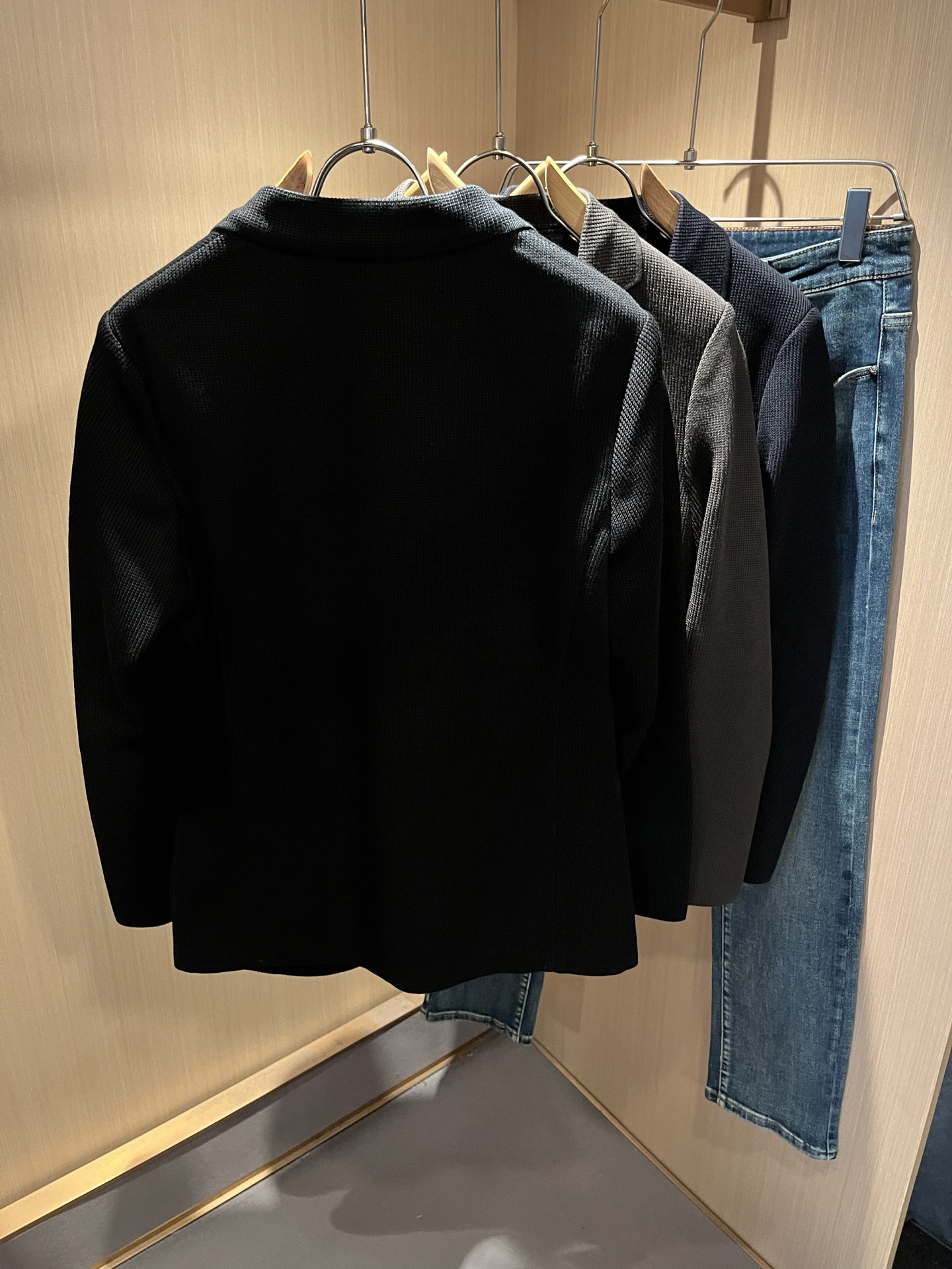 Loro Piana诺悠翩雅 2025秋冬男士针织西装外套，最新的贸易订单全品相！！网红款！上身舒适透气