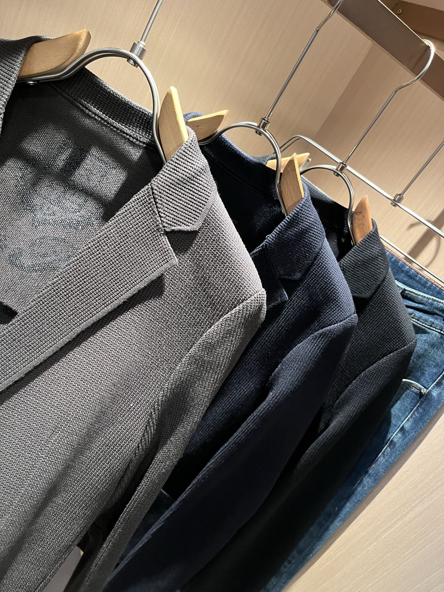 Loro Piana诺悠翩雅 2025秋冬男士针织西装外套，最新的贸易订单全品相！！网红款！上身舒适透气