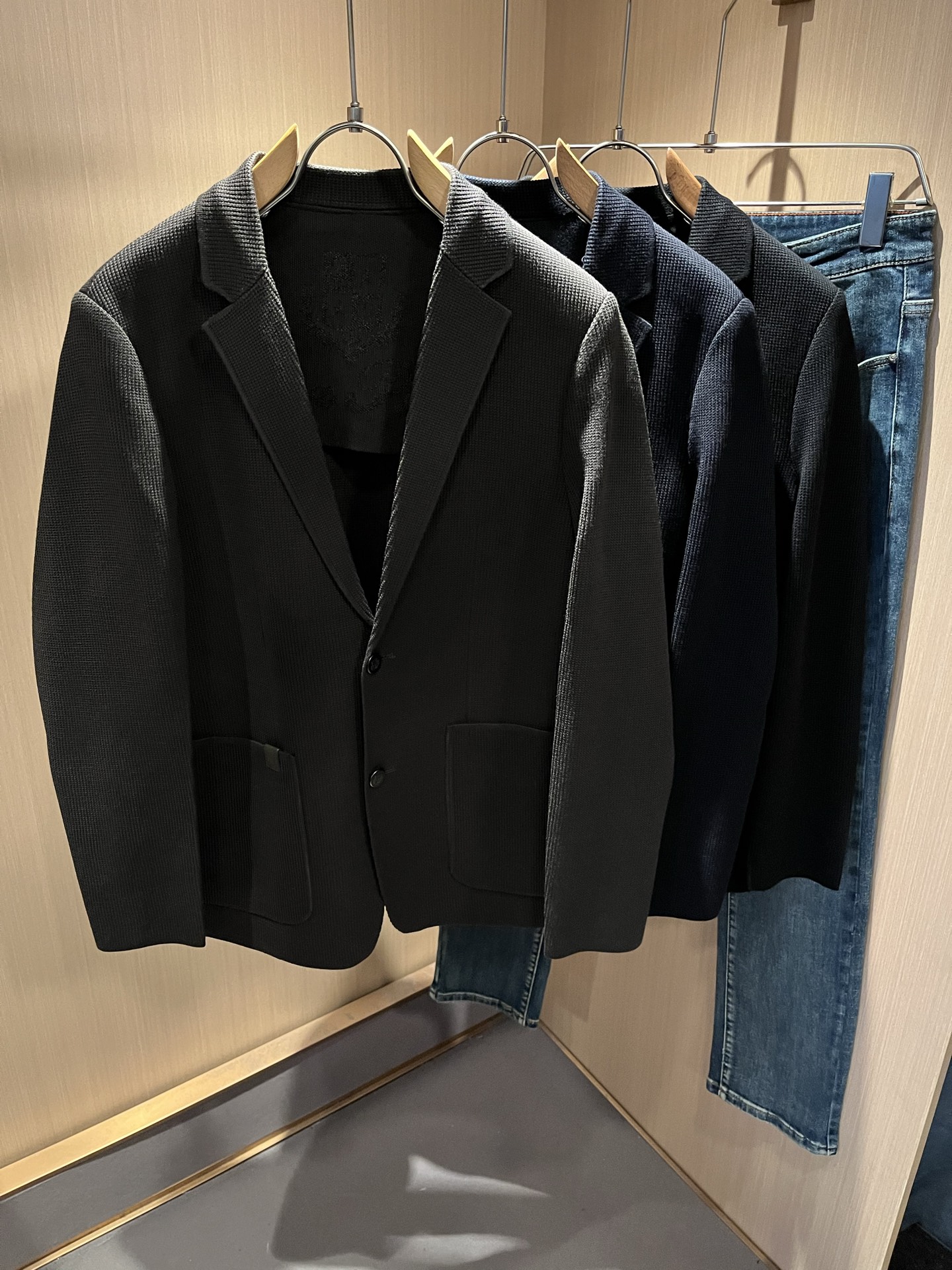 Loro Piana诺悠翩雅 2025秋冬男士针织西装外套，最新的贸易订单全品相！！网红款！上身舒适透气