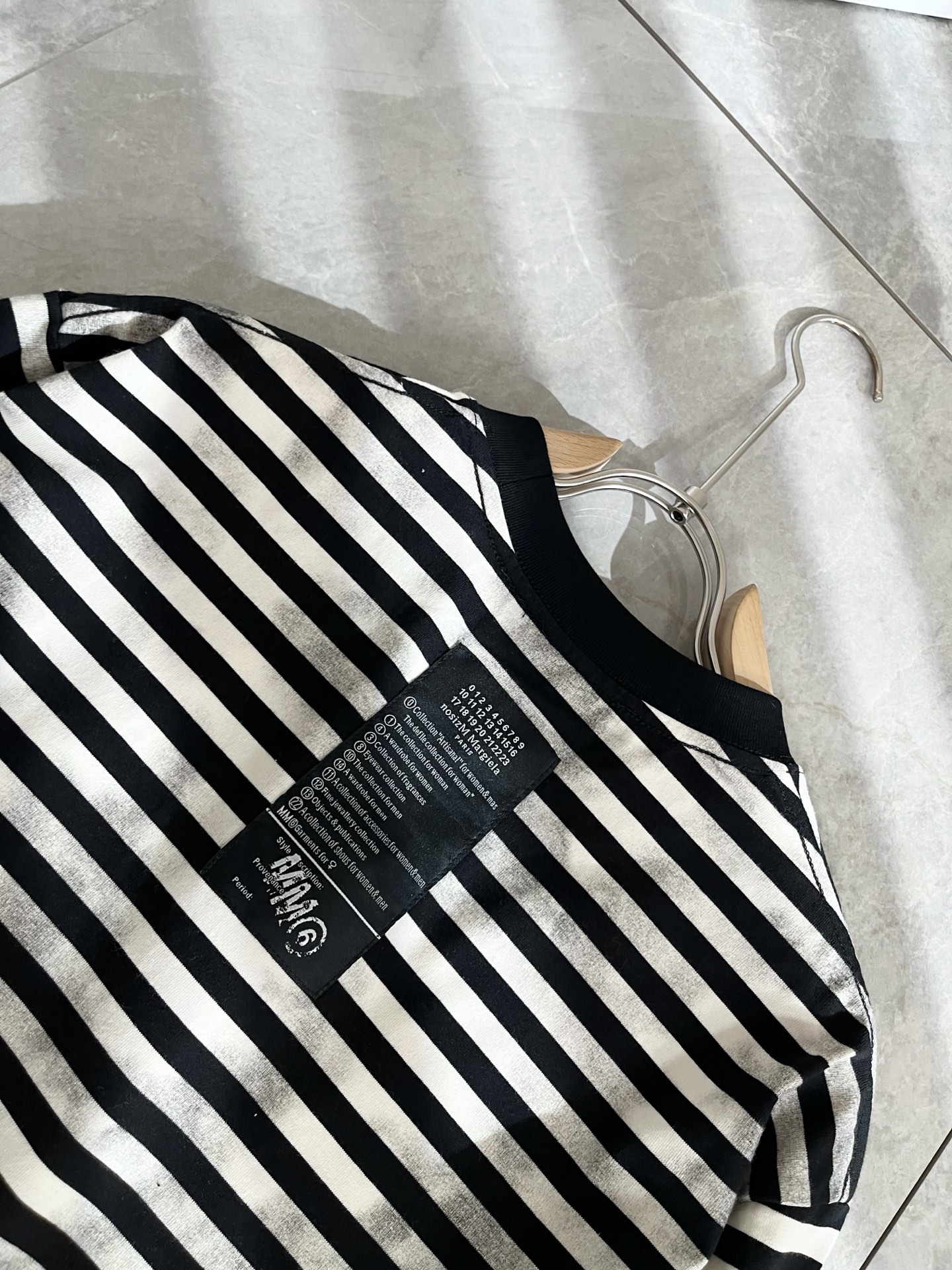 马吉拉 maison margiel 2025秋冬新款打底衫，，专柜同步发售！定制专属洗水纯棉面料，胸前