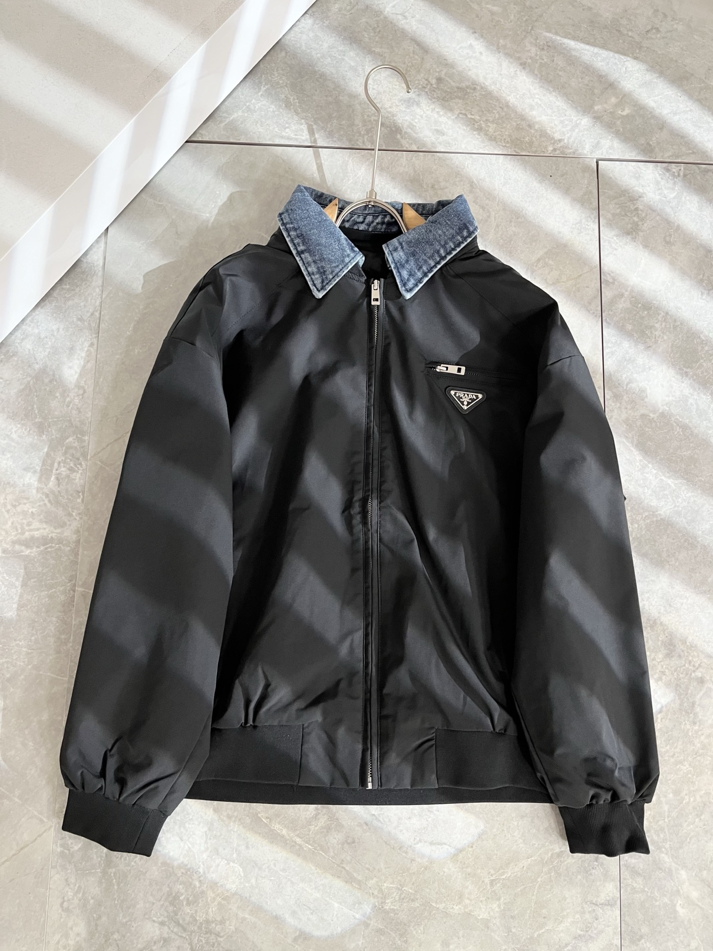 PRAD*A普*达2025秋冬休闲夹克外套，最新时尚休闲拉链夹克，时尚夹克外套!贸易公司渠道稀出，同步官