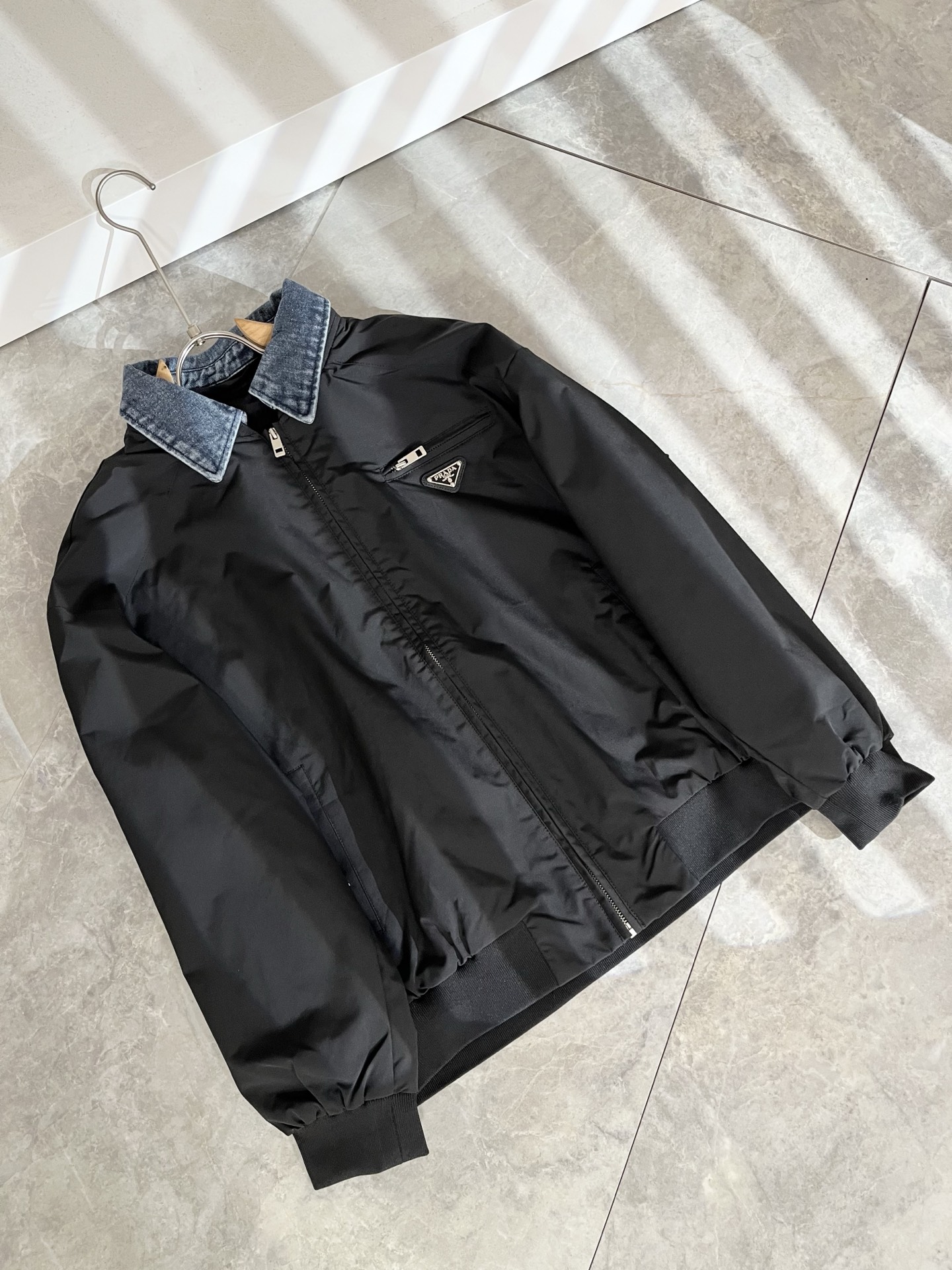 PRAD*A普*达2025秋冬休闲夹克外套，最新时尚休闲拉链夹克，时尚夹克外套!贸易公司渠道稀出，同步官