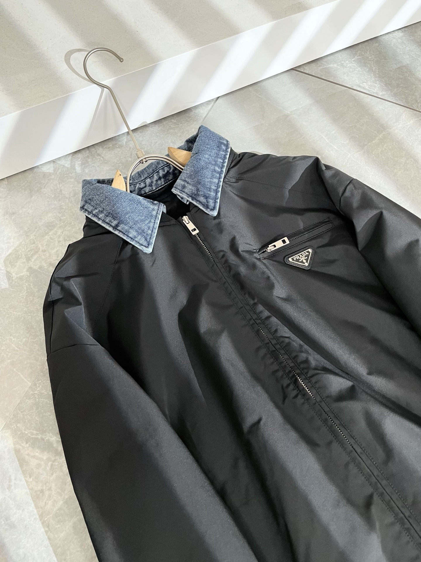 PRAD*A普*达2025秋冬休闲夹克外套，最新时尚休闲拉链夹克，时尚夹克外套!贸易公司渠道稀出，同步官