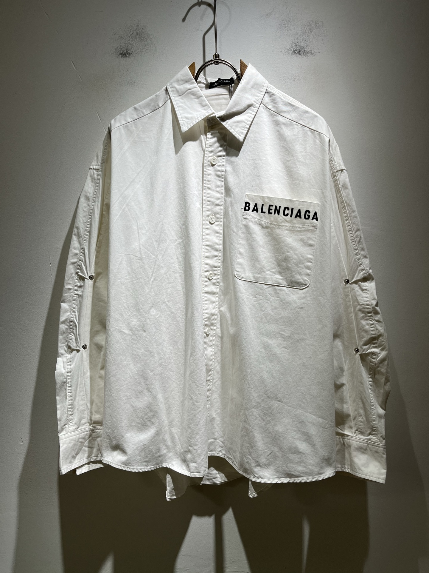 BALENCI*GA巴黎*家 2025秋冬新款男女同款👫衬衣，走秀图案印花时尚休闲衬衣，标志logo图案