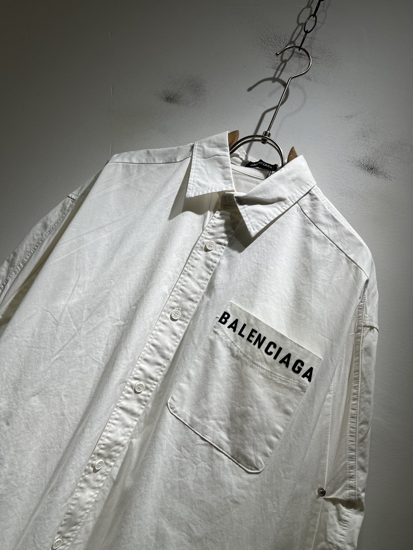 BALENCI*GA巴黎*家 2025秋冬新款男女同款👫衬衣，走秀图案印花时尚休闲衬衣，标志logo图案