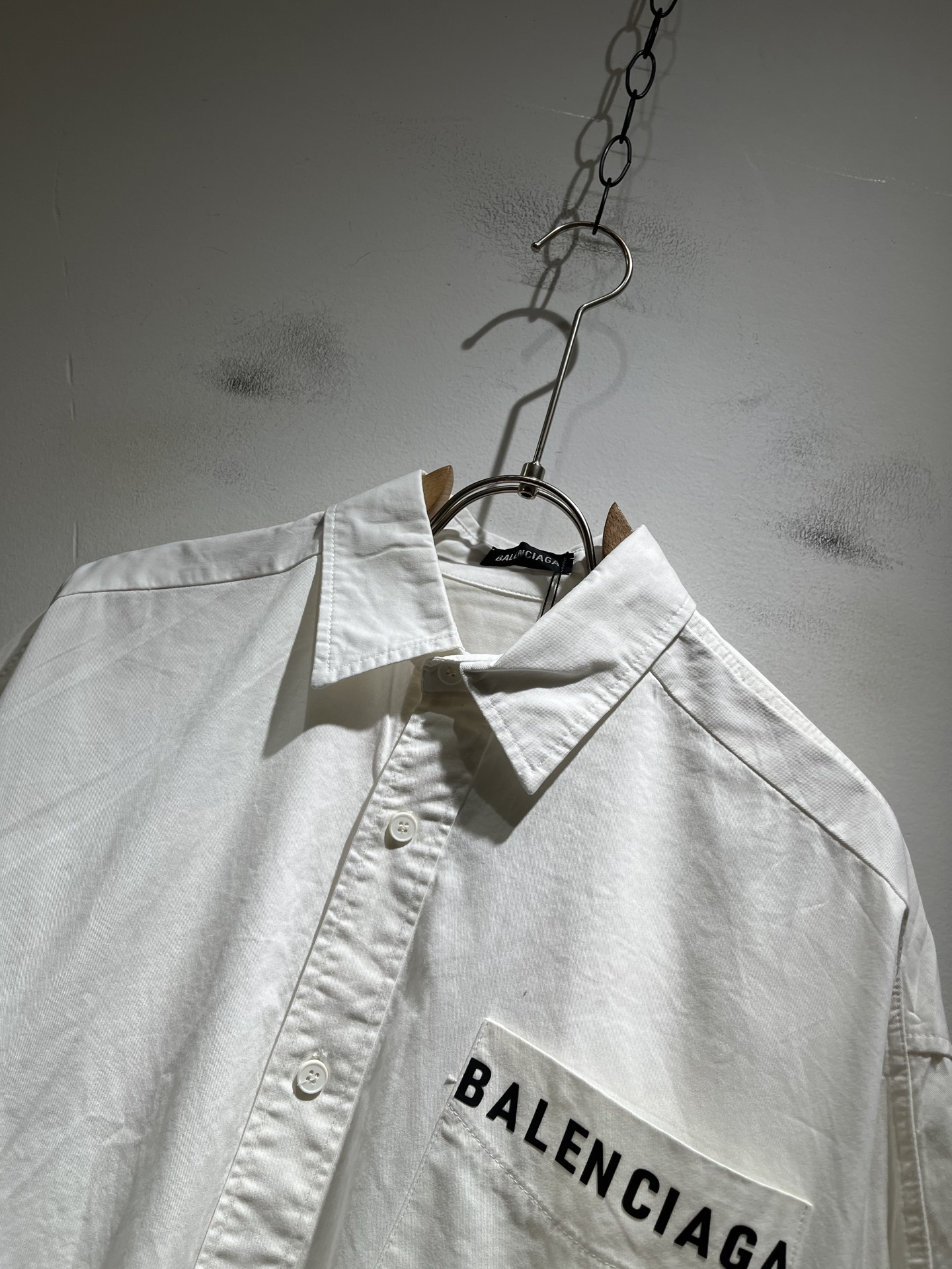 BALENCI*GA巴黎*家 2025秋冬新款男女同款👫衬衣，走秀图案印花时尚休闲衬衣，标志logo图案