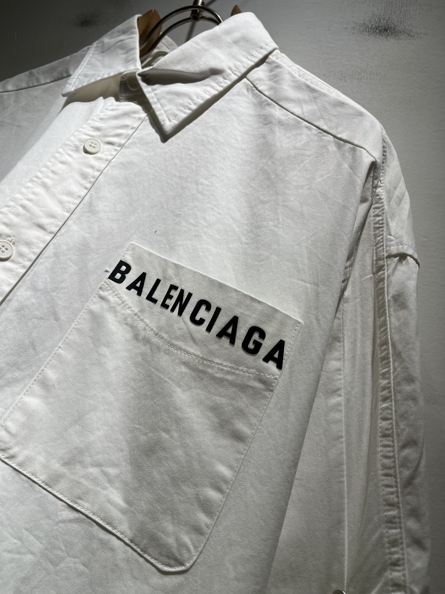 BALENCI*GA巴黎*家 2025秋冬新款男女同款👫衬衣，走秀图案印花时尚休闲衬衣，标志logo图案