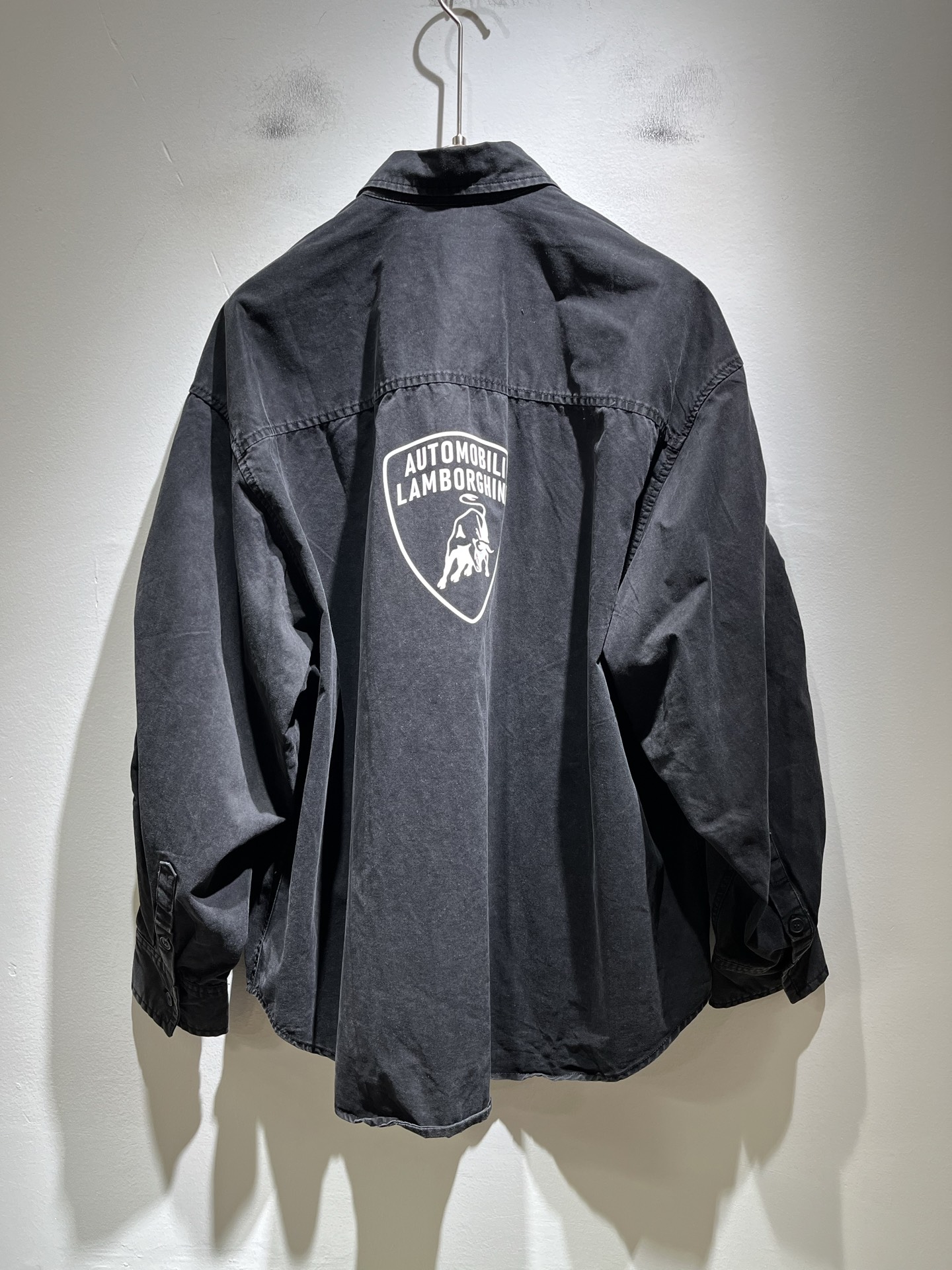 BALENCI*GA巴黎*家 2025秋冬新款男女同款👫衬衣，走秀图案印花时尚休闲衬衣，标志logo图案