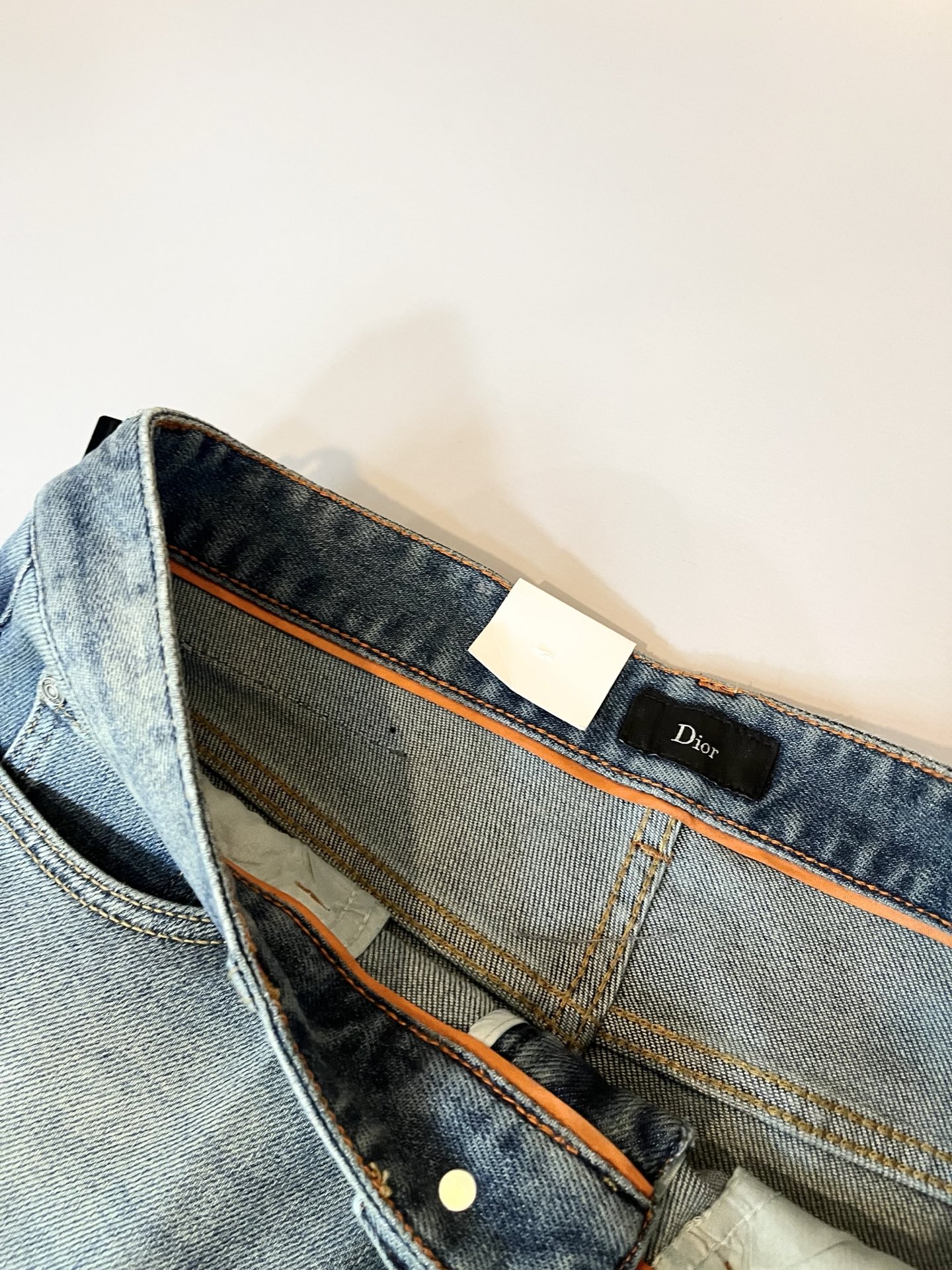 Dio*r 迪家 2025秋冬男士水洗小直筒牛仔裤！贸易公司渠道牛货，品相超赞，时尚圈万能的百搭裤王，欧