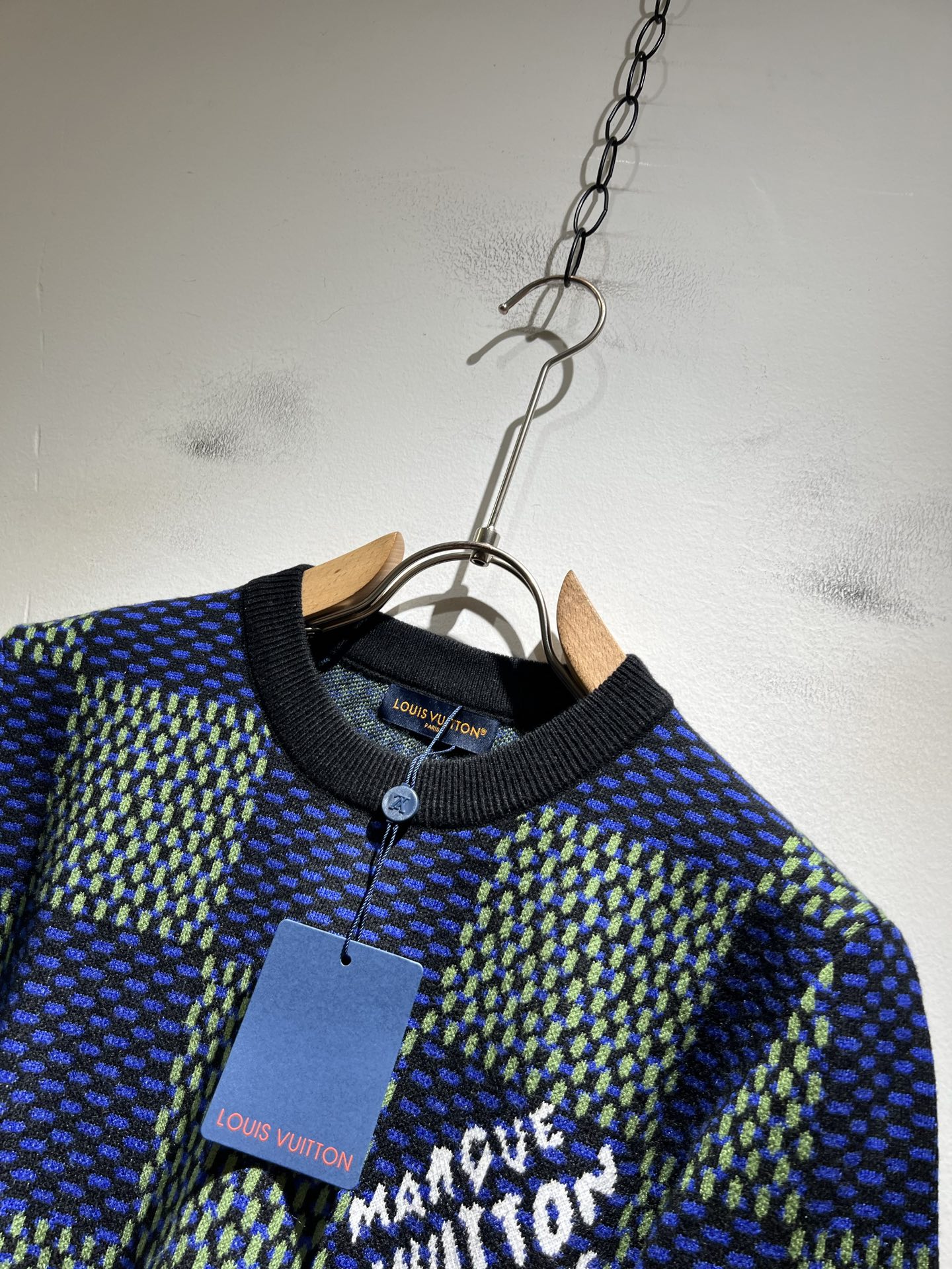 Louis Vuit*on 2025秋冬路易家族轻奢Monogram钩织针织羊毛衫！男女同款👫装饰！ 路