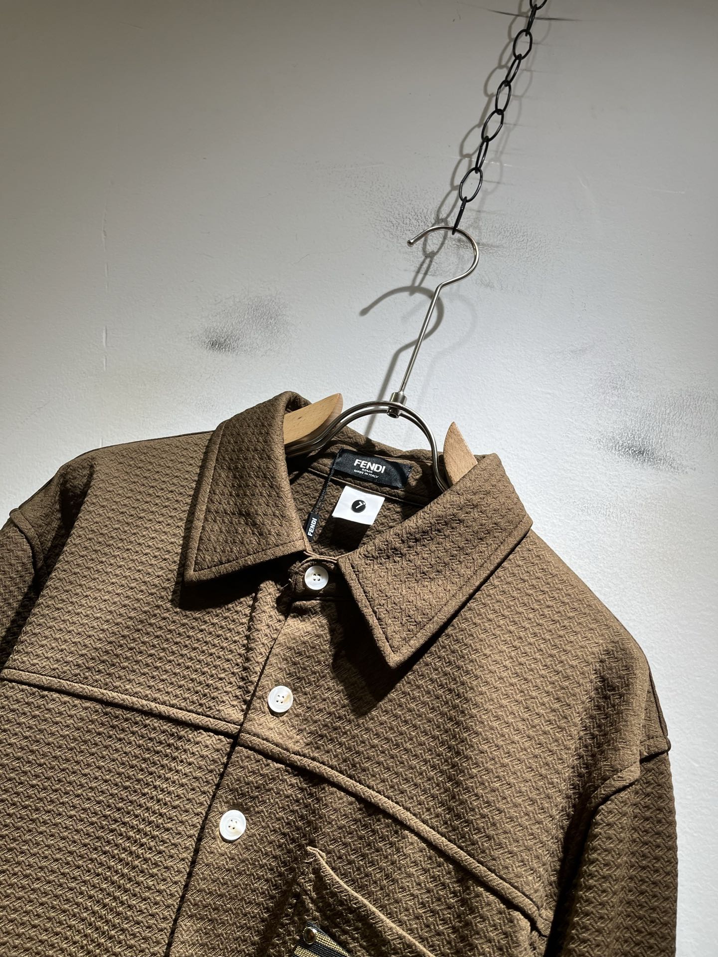 FEN*DI芬迪 2025秋季新款男士长袖衬衣，潮流轻奢新品登场 原单复刻产物 高端品质 市场最高版本 