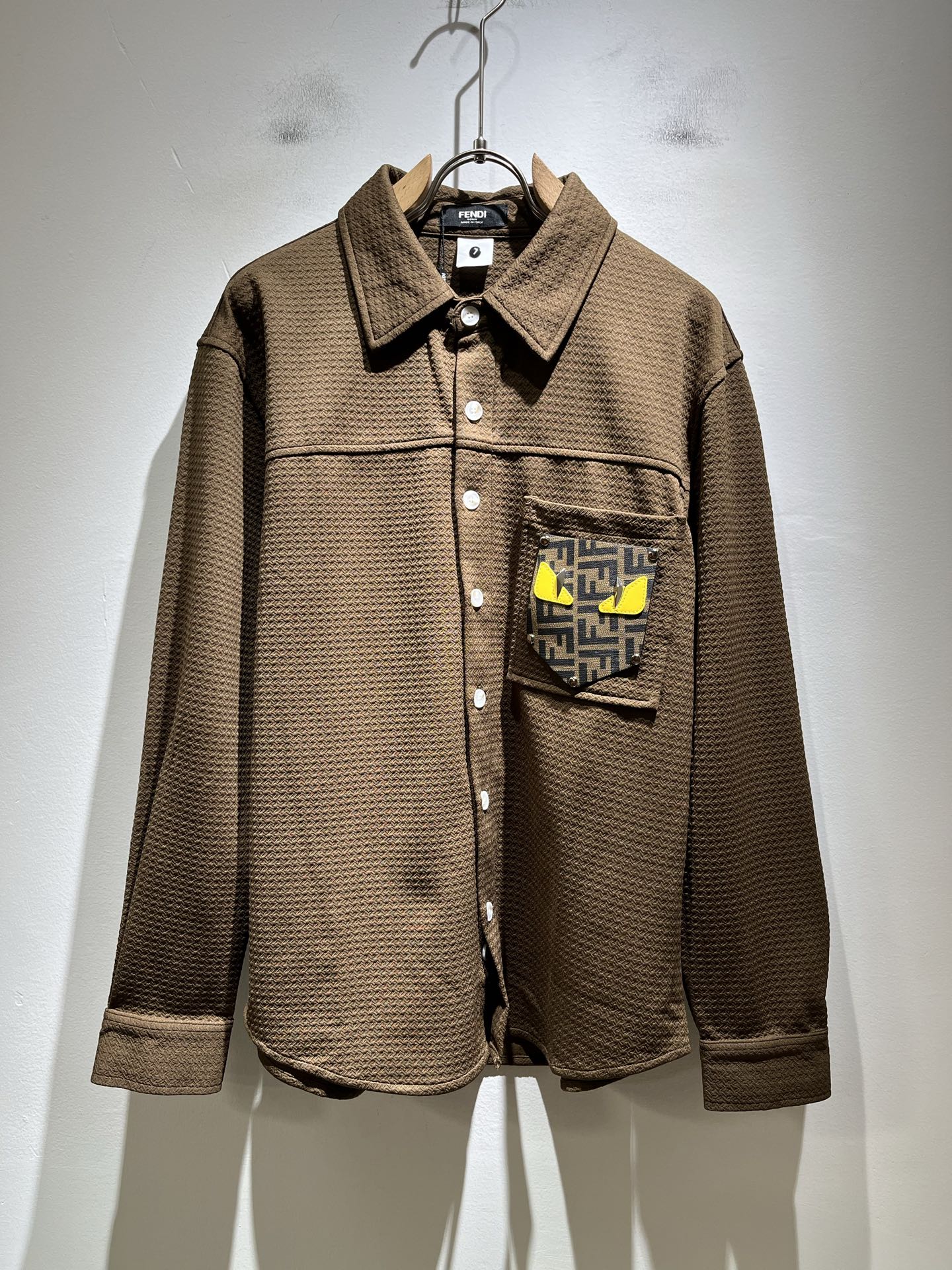 FEN*DI芬迪 2025秋季新款男士长袖衬衣，潮流轻奢新品登场 原单复刻产物 高端品质 市场最高版本 