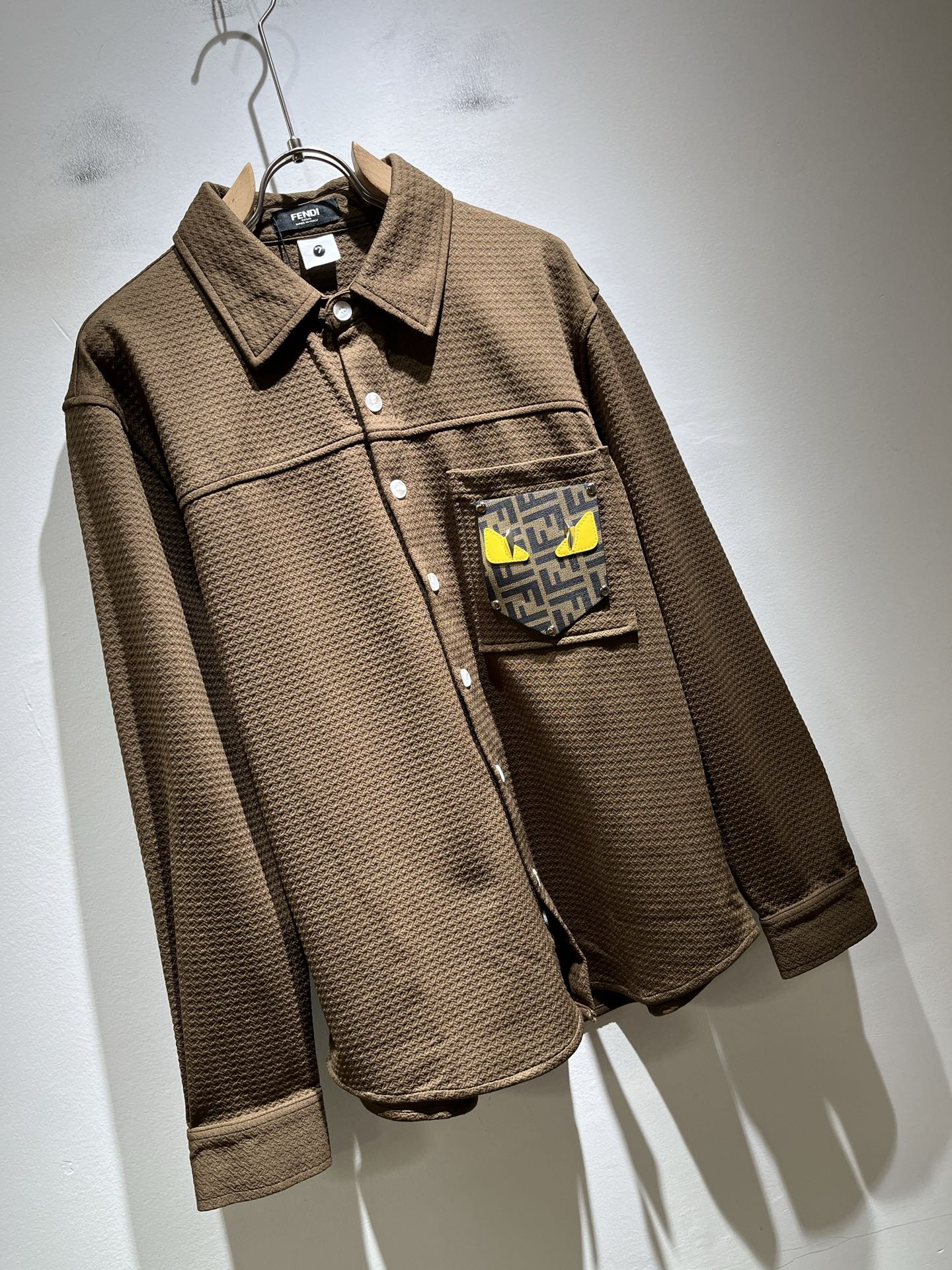 FEN*DI芬迪 2025秋季新款男士长袖衬衣，潮流轻奢新品登场 原单复刻产物 高端品质 市场最高版本 