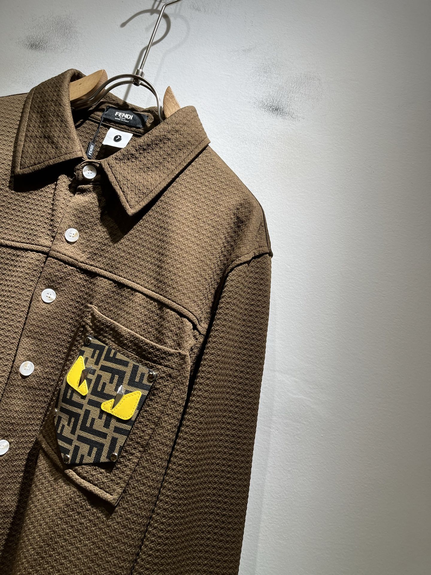 FEN*DI芬迪 2025秋季新款男士长袖衬衣，潮流轻奢新品登场 原单复刻产物 高端品质 市场最高版本 