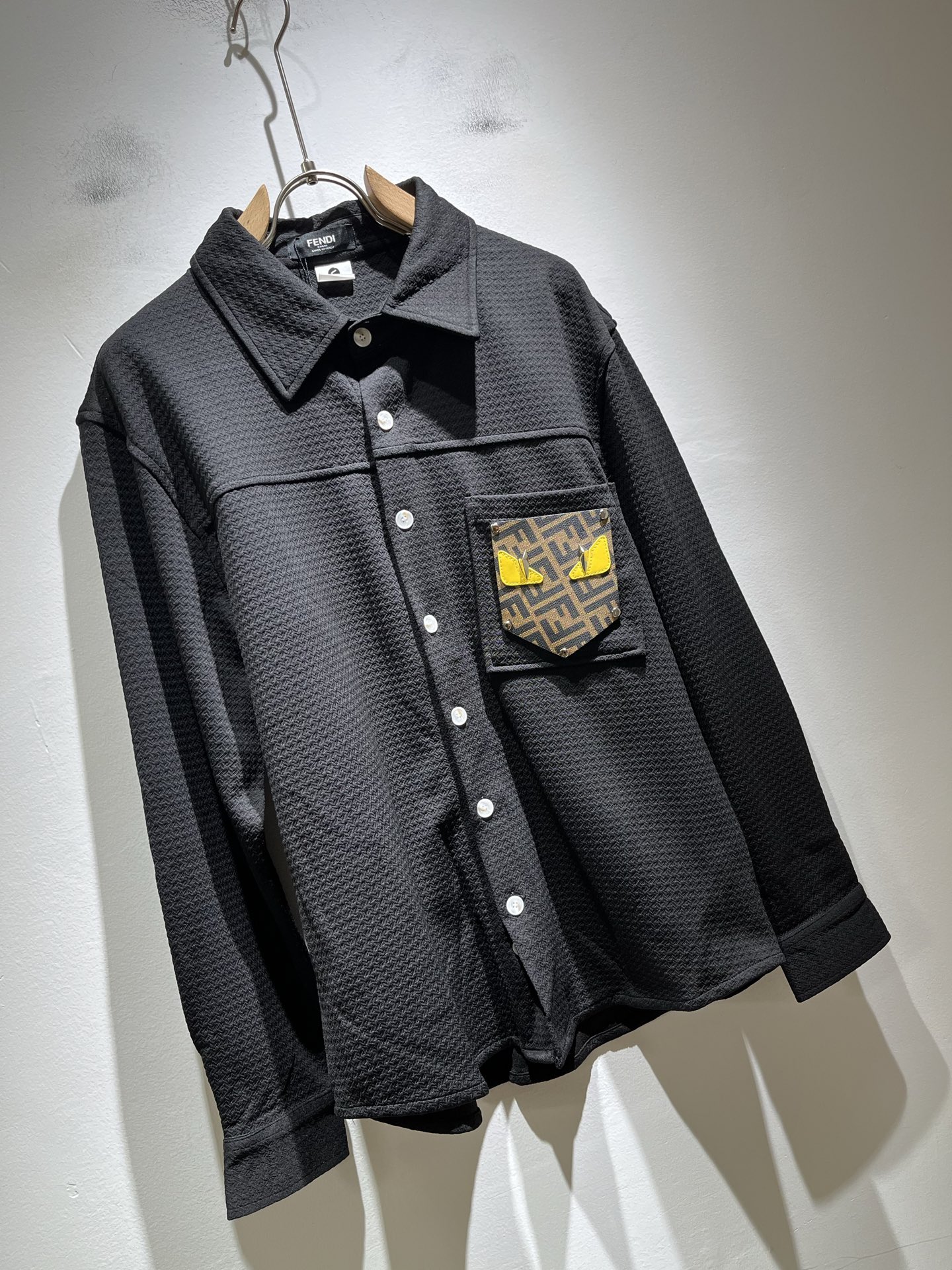 FEN*DI芬迪 2025秋季新款男士长袖衬衣，潮流轻奢新品登场 原单复刻产物 高端品质 市场最高版本 