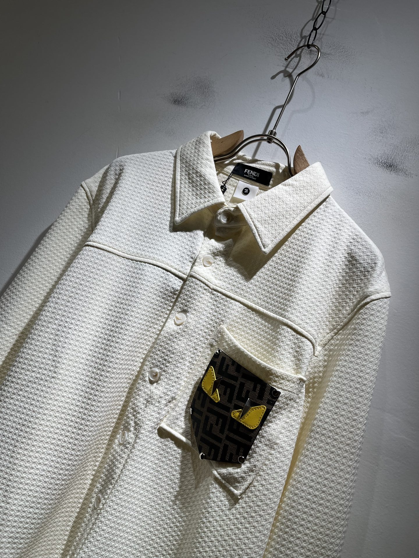 FEN*DI芬迪 2025秋季新款男士长袖衬衣，潮流轻奢新品登场 原单复刻产物 高端品质 市场最高版本 