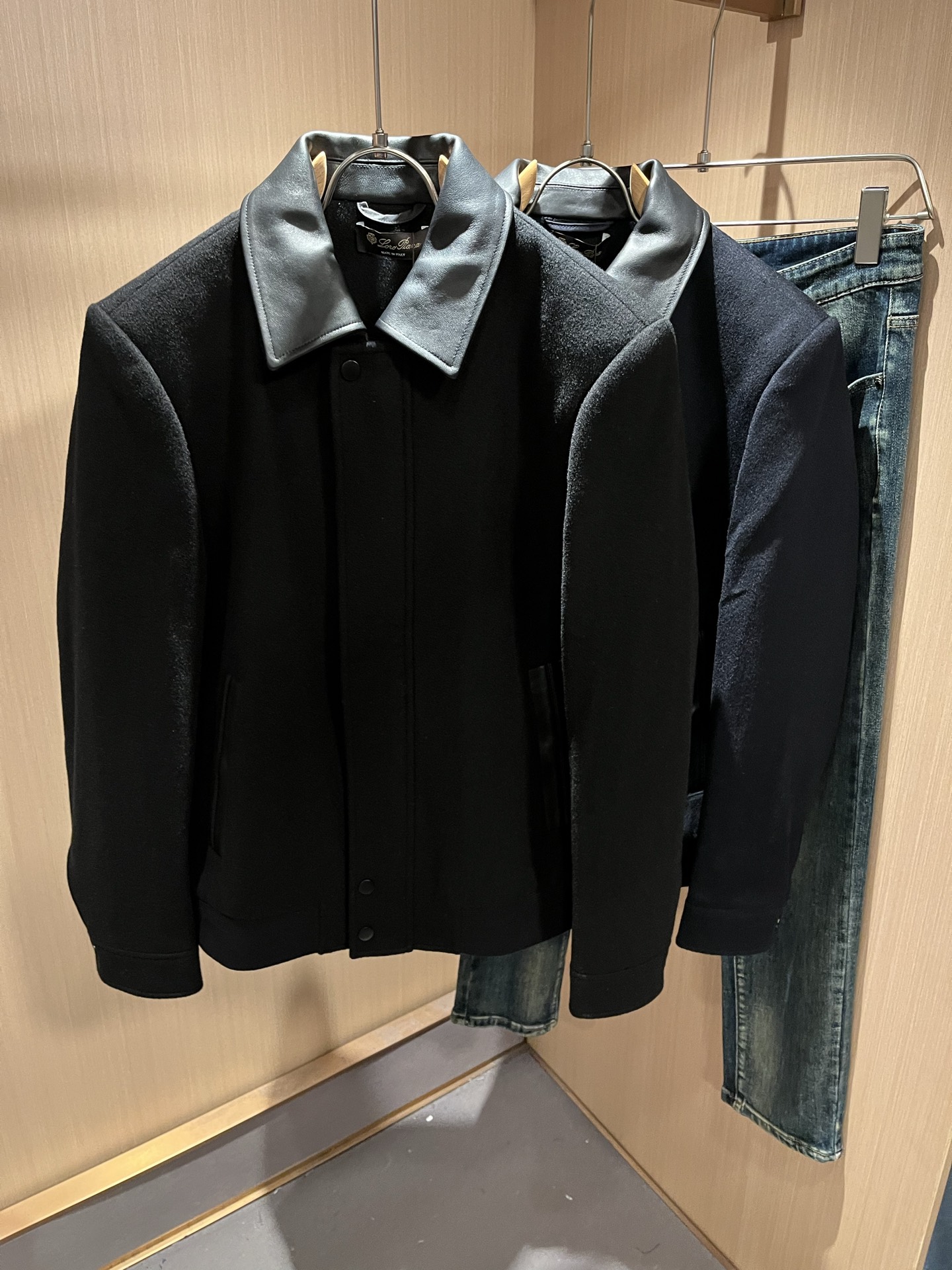 Loro Piana诺悠翩雅 2025秋冬新品男士休闲夹克外套，外贸公司订单！客供羊毛呢材质，经典的专有