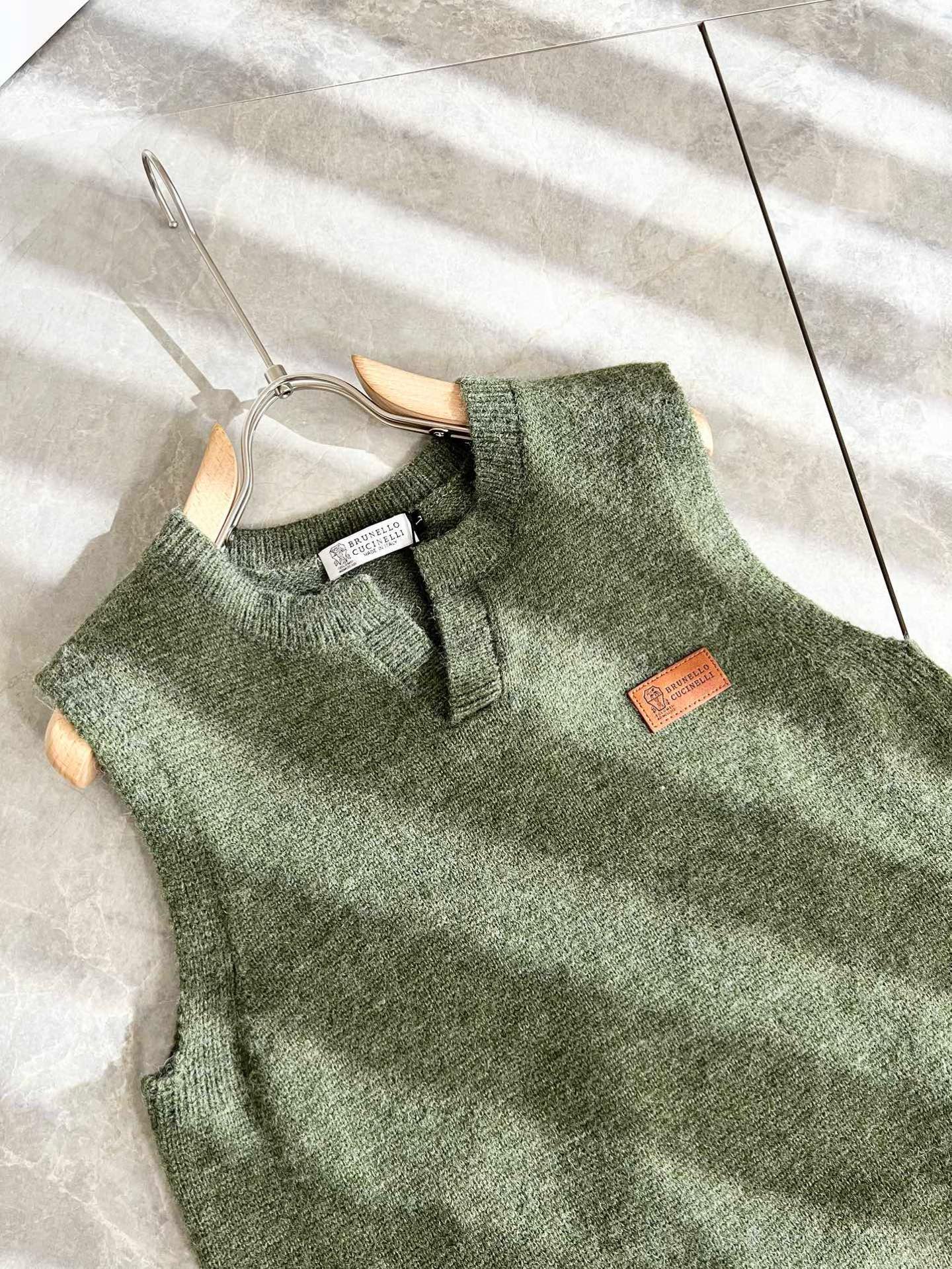 BC-Brunello Cucineli 2025秋冬新款针织羊毛马甲衫，最新时尚潮流效果,时尚新韵味，