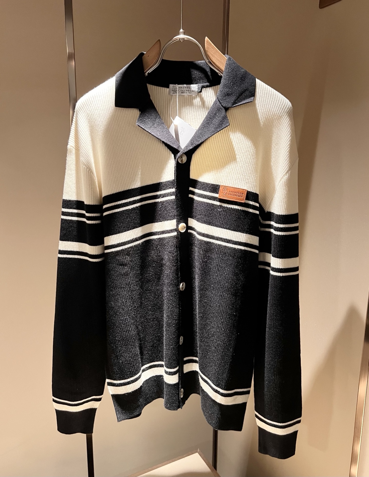 BC-Brunello Cucineli 2025秋冬新款针织羊毛开衫，最新时尚潮流效果,时尚新韵味，元