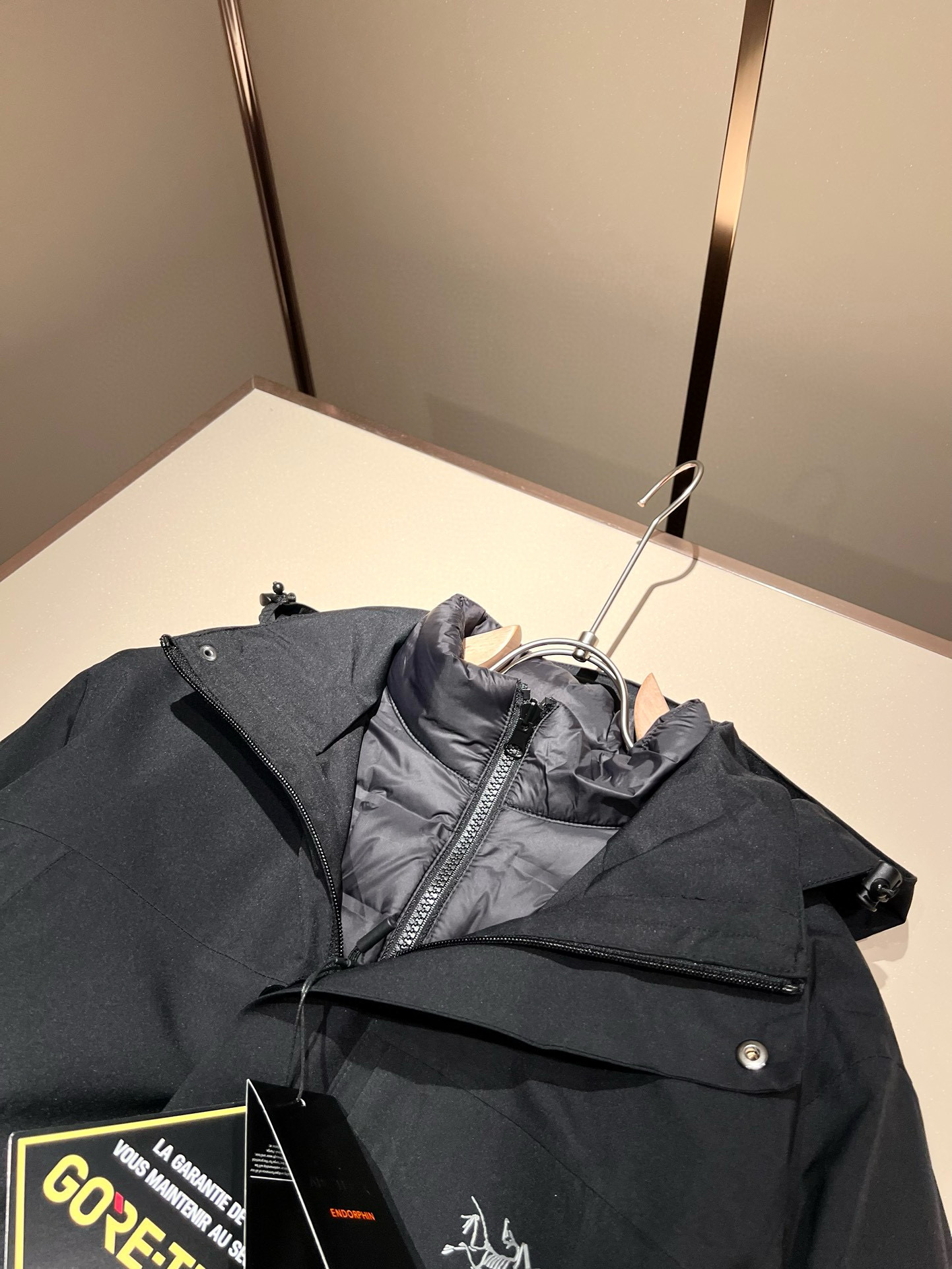 ARCTER*X始*祖鸟 ⚠️两件套！2025秋冬新款男士冲锋衣羽绒服夹克外套，⚠️内胆羽绒夹克拆卸一两