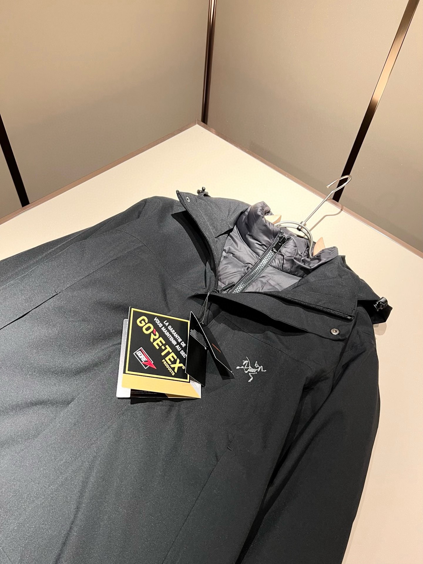 ARCTER*X始*祖鸟 ⚠️两件套！2025秋冬新款男士冲锋衣羽绒服夹克外套，⚠️内胆羽绒夹克拆卸一两