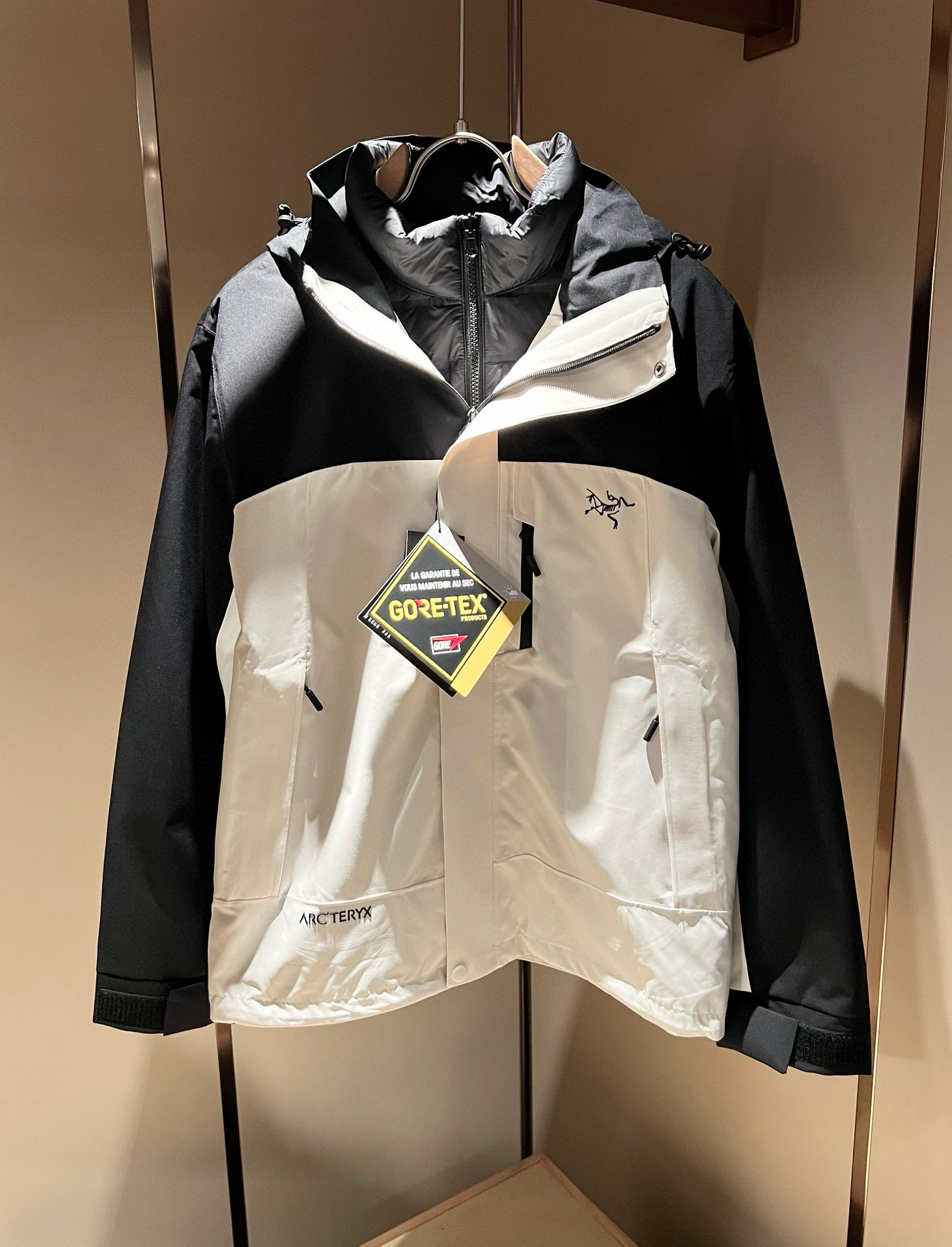 ARCTER*X始*祖鸟 ⚠️两件套！2025秋冬新款男士冲锋衣羽绒服夹克外套，⚠️内胆羽绒夹克拆卸一两