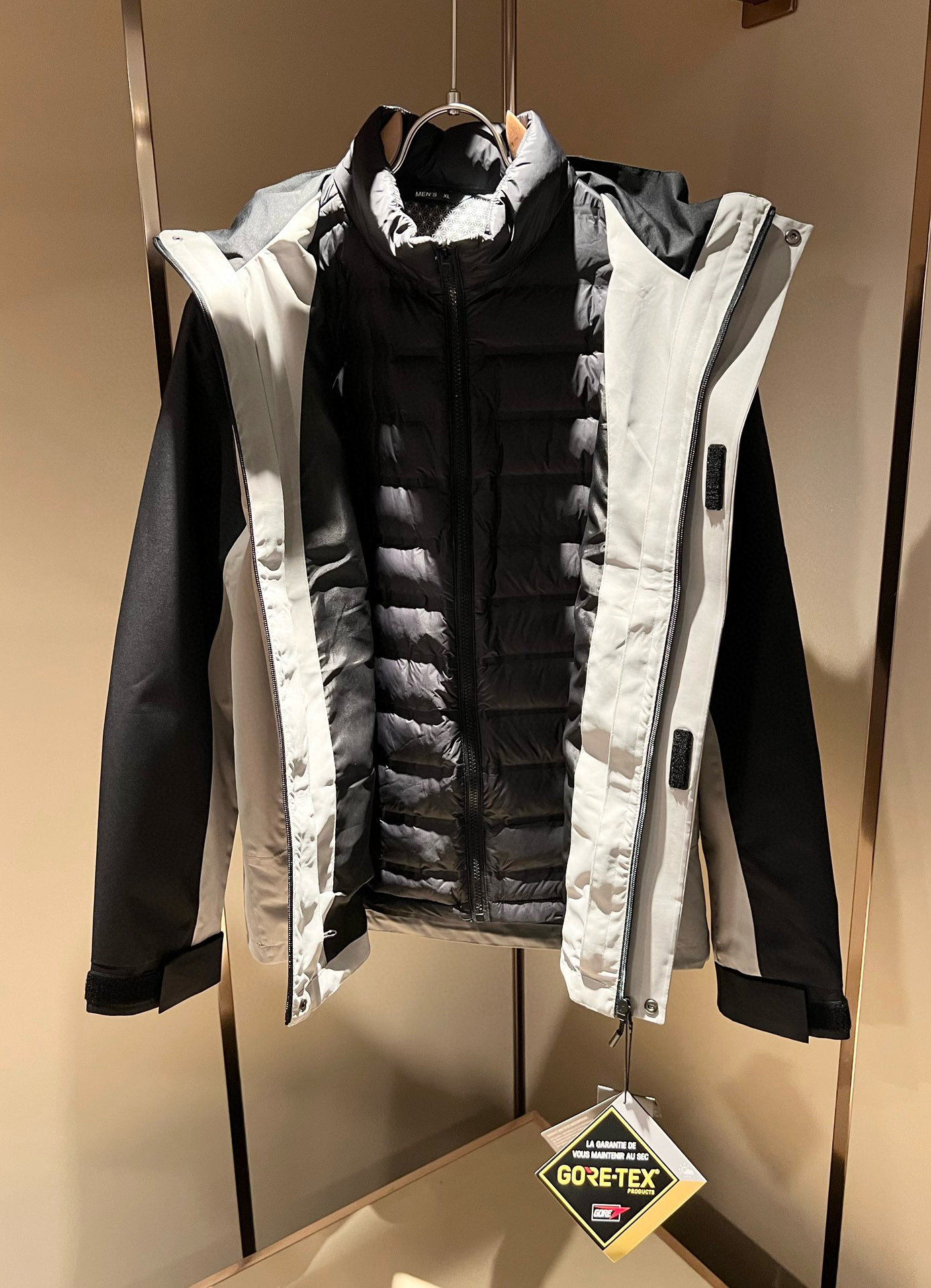 ARCTER*X始*祖鸟 ⚠️两件套！2025秋冬新款男士冲锋衣羽绒服夹克外套，⚠️内胆羽绒夹克拆卸一两