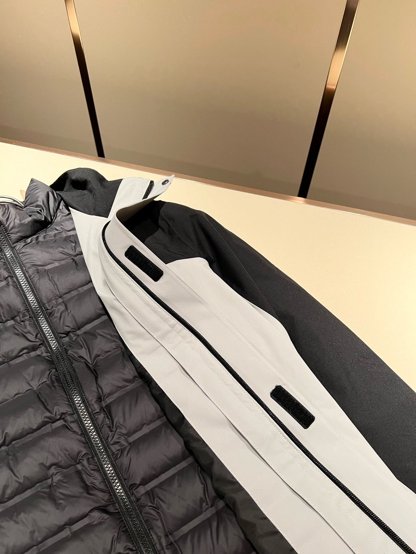 ⚠️细节图！ARCTER*X始*祖鸟 ⚠️两件套！2025秋冬新款男士冲锋衣羽绒服夹克外套，⚠️内胆羽绒