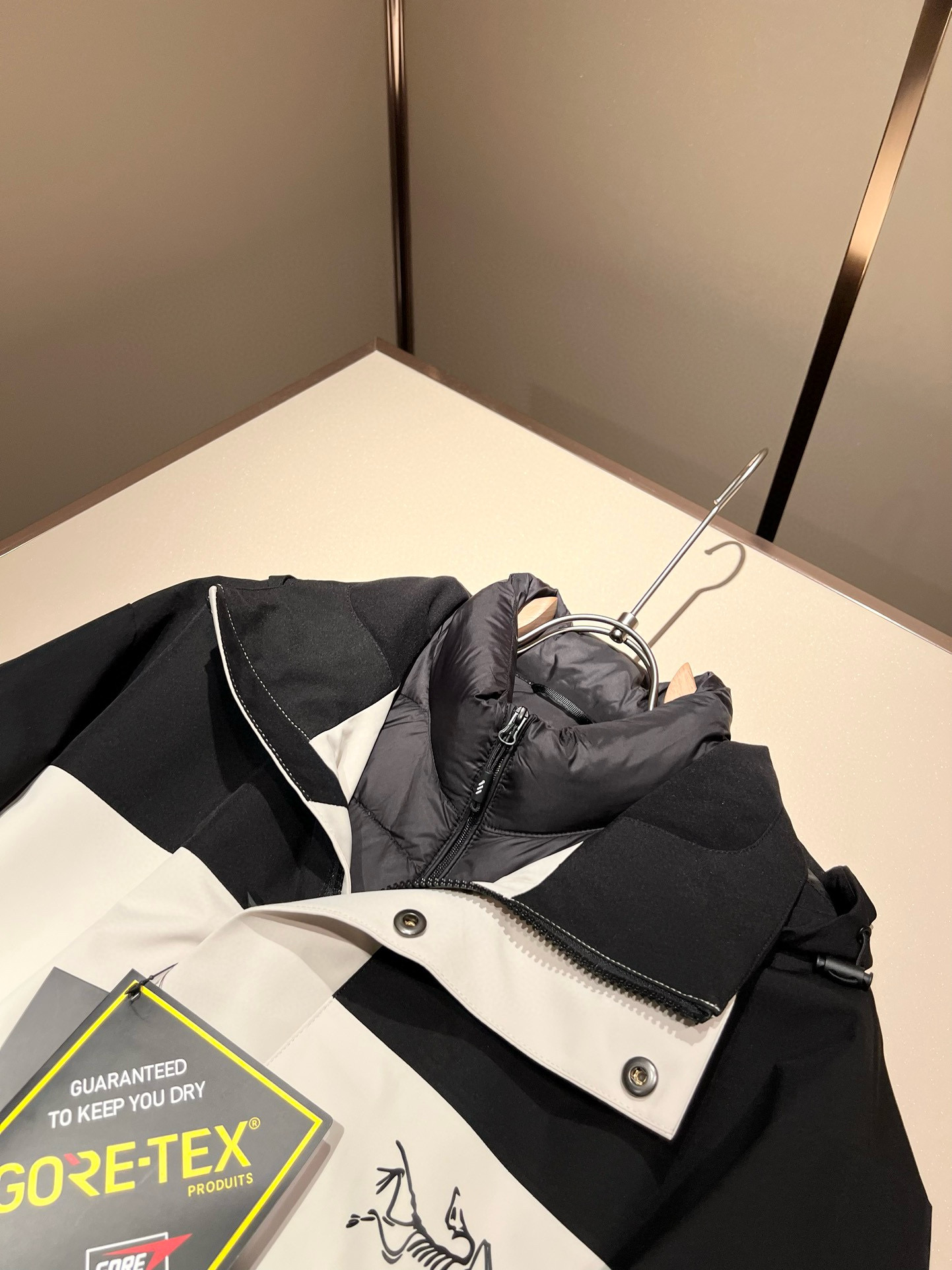 ARCTER*X始*祖鸟 ⚠️两件套！2025秋冬新款男士冲锋衣羽绒服夹克外套，⚠️内胆羽绒夹克拆卸一两