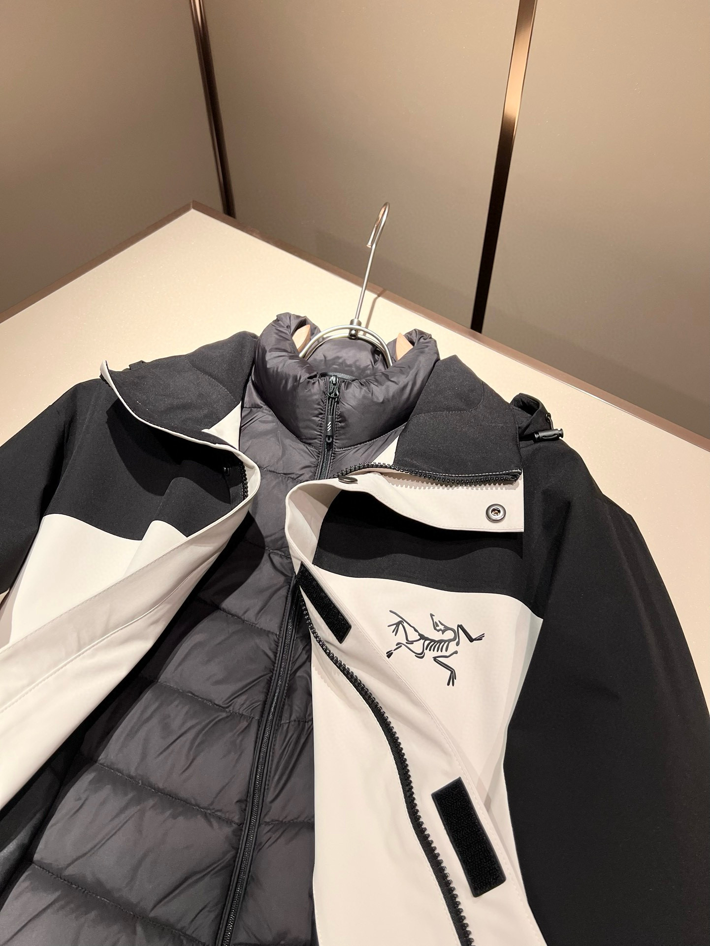 ARCTER*X始*祖鸟 ⚠️两件套！2025秋冬新款男士冲锋衣羽绒服夹克外套，⚠️内胆羽绒夹克拆卸一两