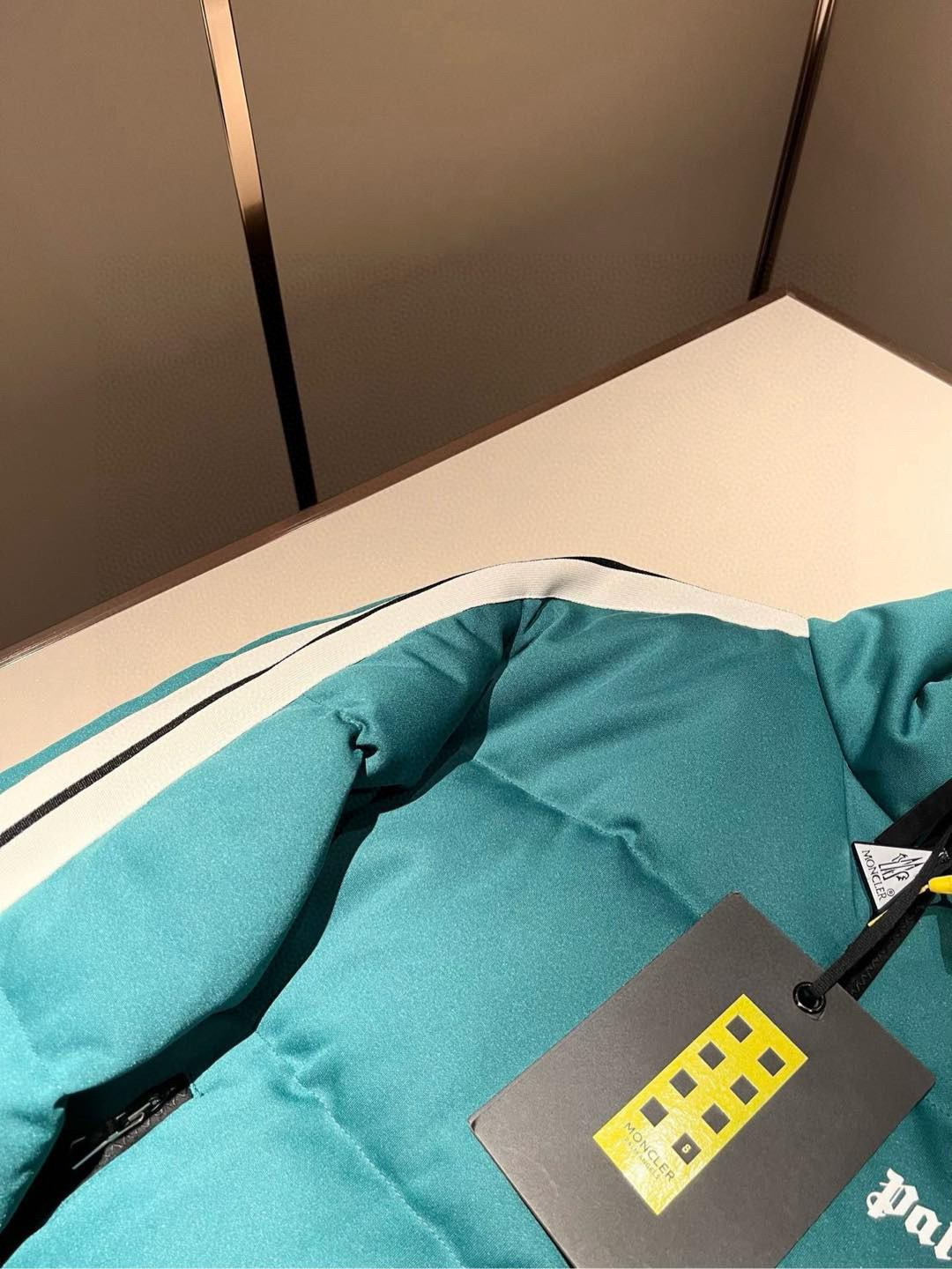 ⚠️细节图！ Moncler蒙家 联名 棕*天使Plam**ngels 2025秋冬男女同款👫情侣款最新