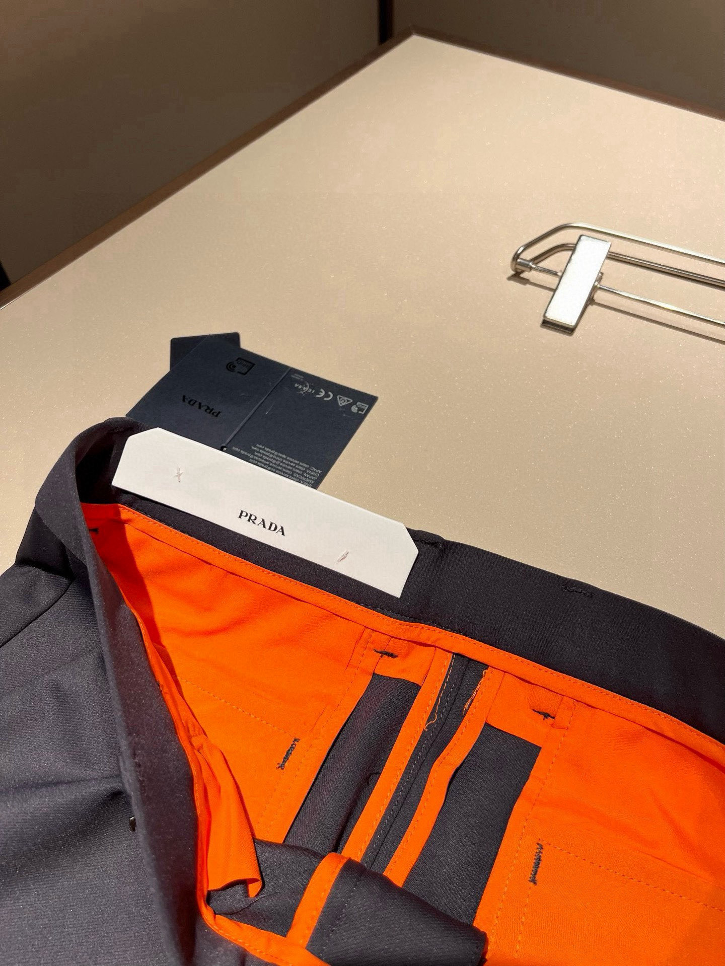 PRA*DA 普*达 2025秋冬新款弹力棉质混纺氨纶百搭西裤，男士经典商务休闲基础长裤西裤！贸易公司渠