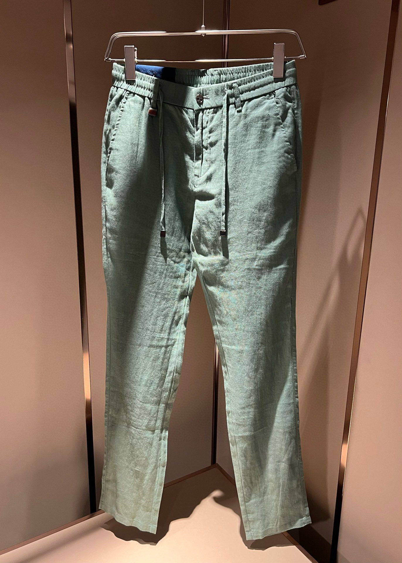 LouisVuitt*路易*登 2025秋冬新款男士棉麻休闲裤，男士经典时尚百搭商务休闲西裤! 都市精英