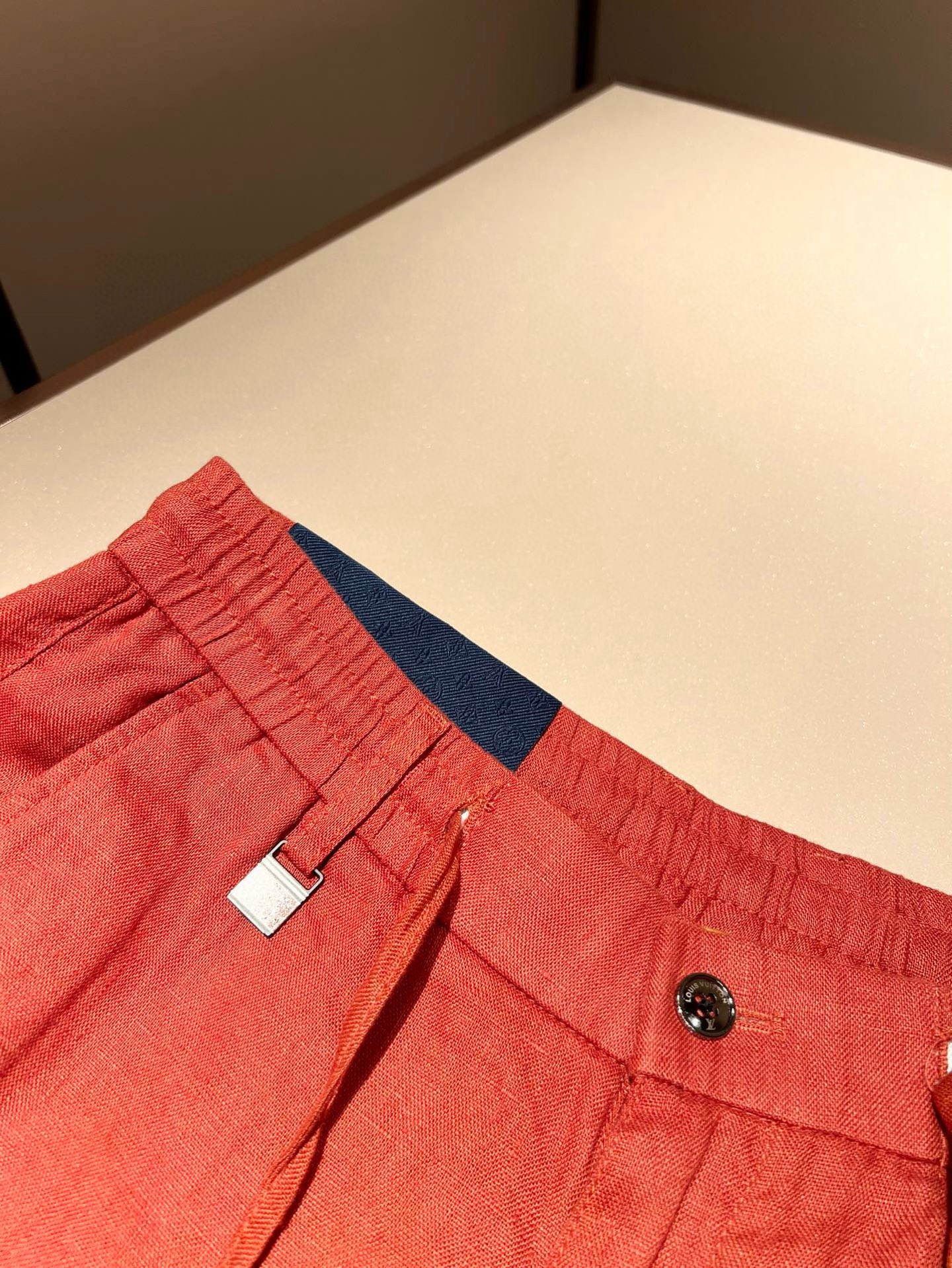 LouisVuitt*路易*登 2025秋冬新款男士棉麻休闲裤，男士经典时尚百搭商务休闲西裤! 都市精英