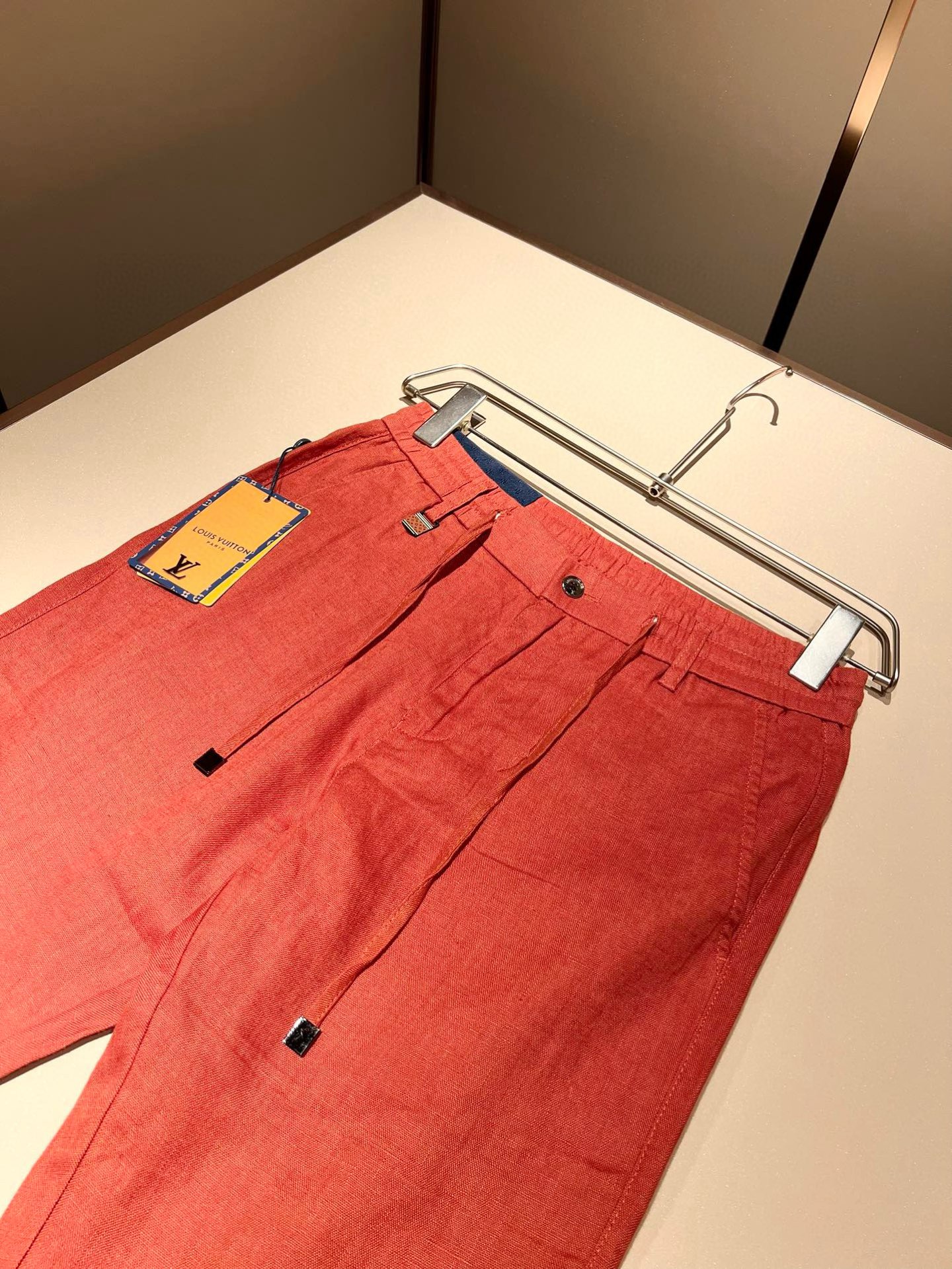 LouisVuitt*路易*登 2025秋冬新款男士棉麻休闲裤，男士经典时尚百搭商务休闲西裤! 都市精英