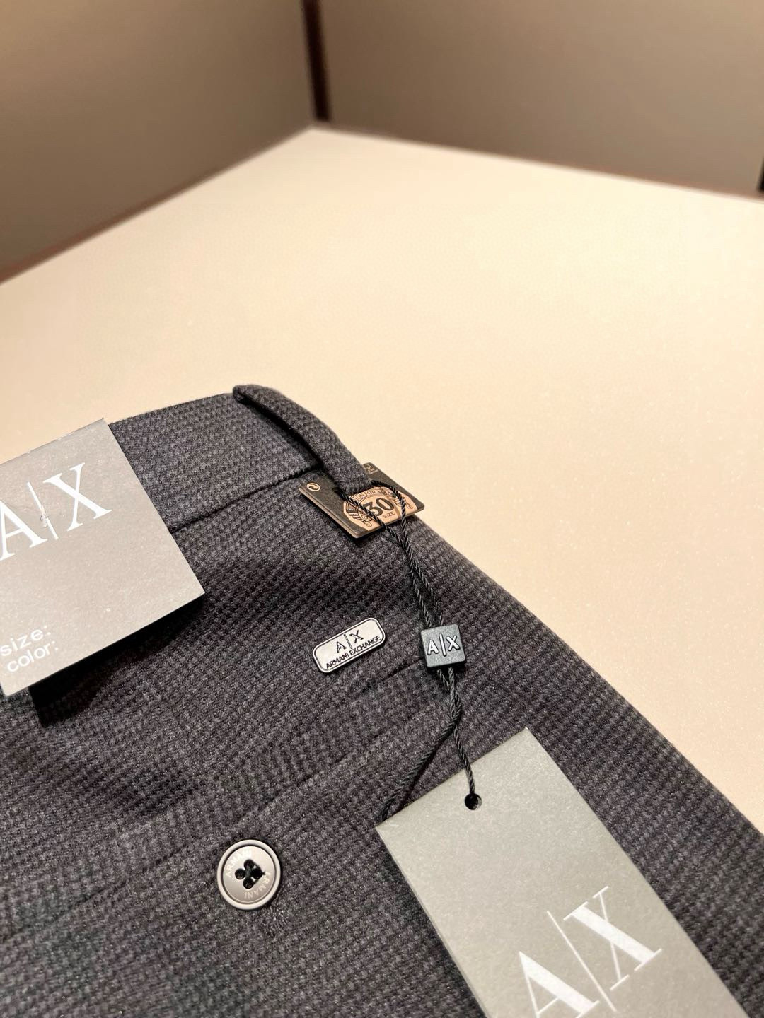 Arman阿*尼2025秋冬新款男士羊绒休闲西裤，贸易公司订单！官网同步 经典之作很好搭配衣服哦！原版进