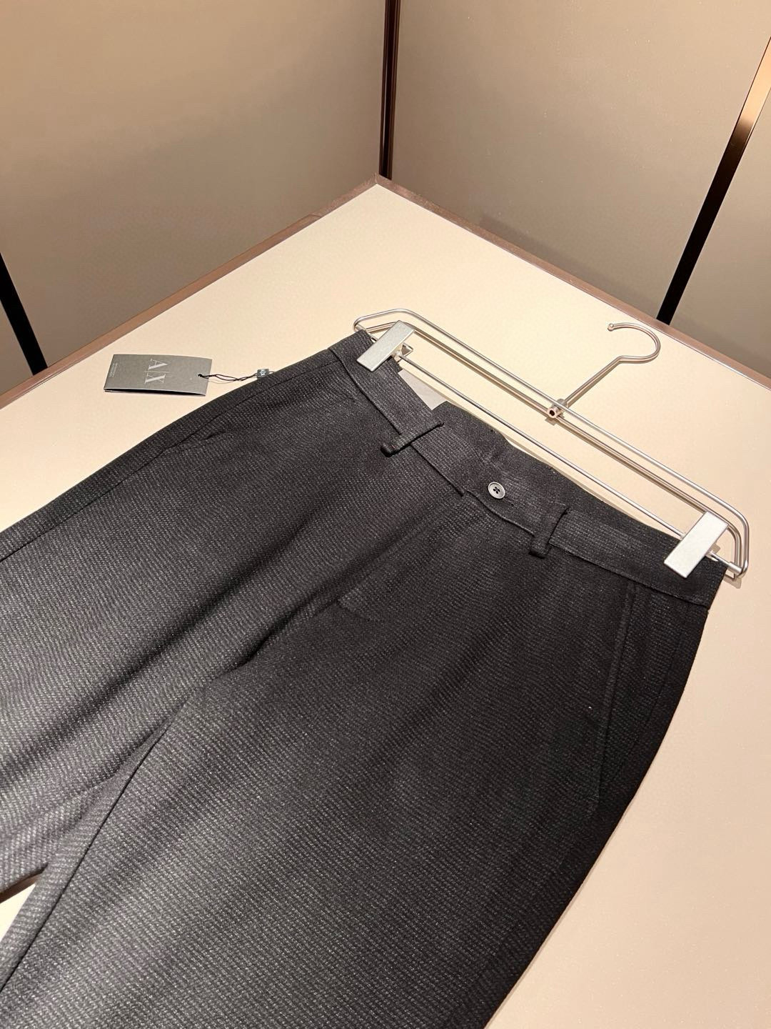 Arman阿*尼2025秋冬新款男士羊绒休闲西裤，贸易公司订单！官网同步 经典之作很好搭配衣服哦！原版进