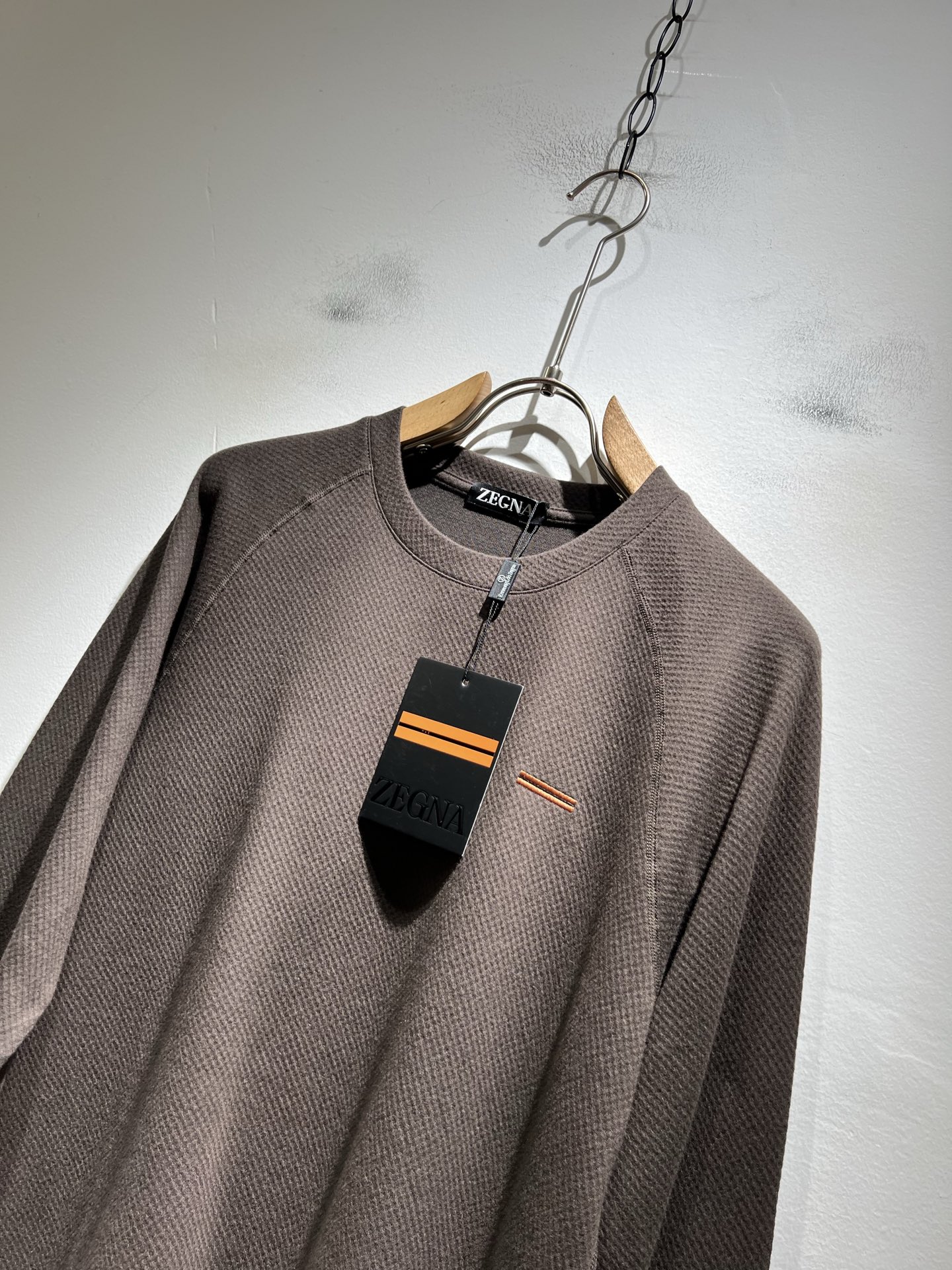 Ermenegildo Zeg*a杰*亚 2025秋冬新品男士长袖休闲打底衫，外贸公司订单！是杰尼亚经典