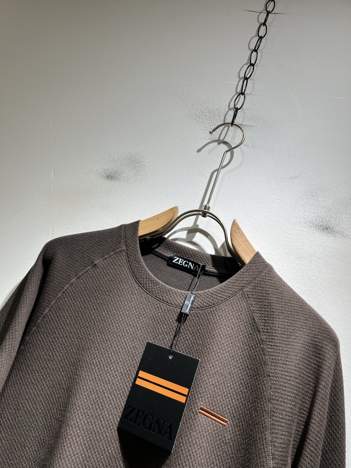 Ermenegildo Zeg*a杰*亚 2025秋冬新品男士长袖休闲打底衫，外贸公司订单！是杰尼亚经典