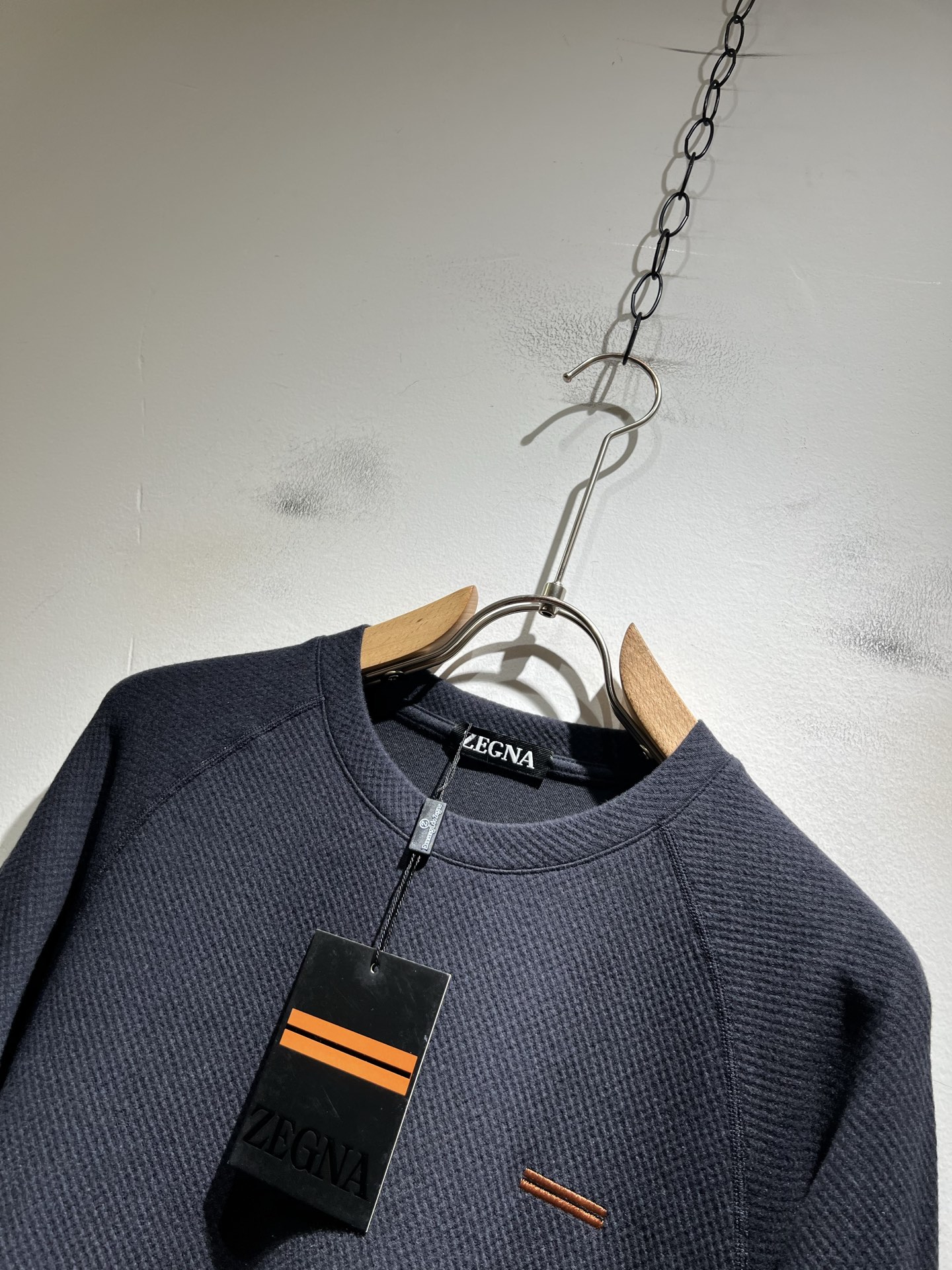 Ermenegildo Zeg*a杰*亚 2025秋冬新品男士长袖休闲打底衫，外贸公司订单！是杰尼亚经典