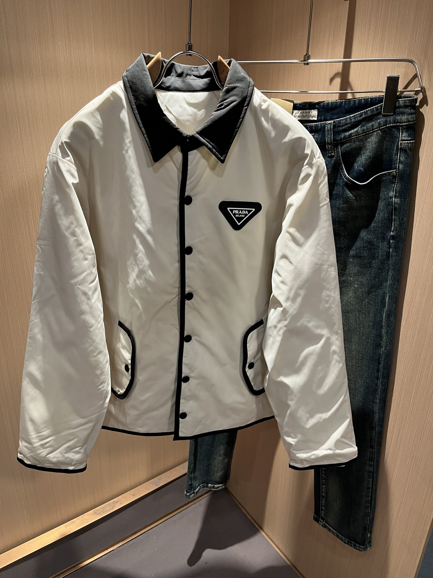 PRAD*A普*达2025秋冬休闲棉服夹克外套，最新时尚休闲夹克，时尚夹克外套!贸易公司渠道稀出，同步官