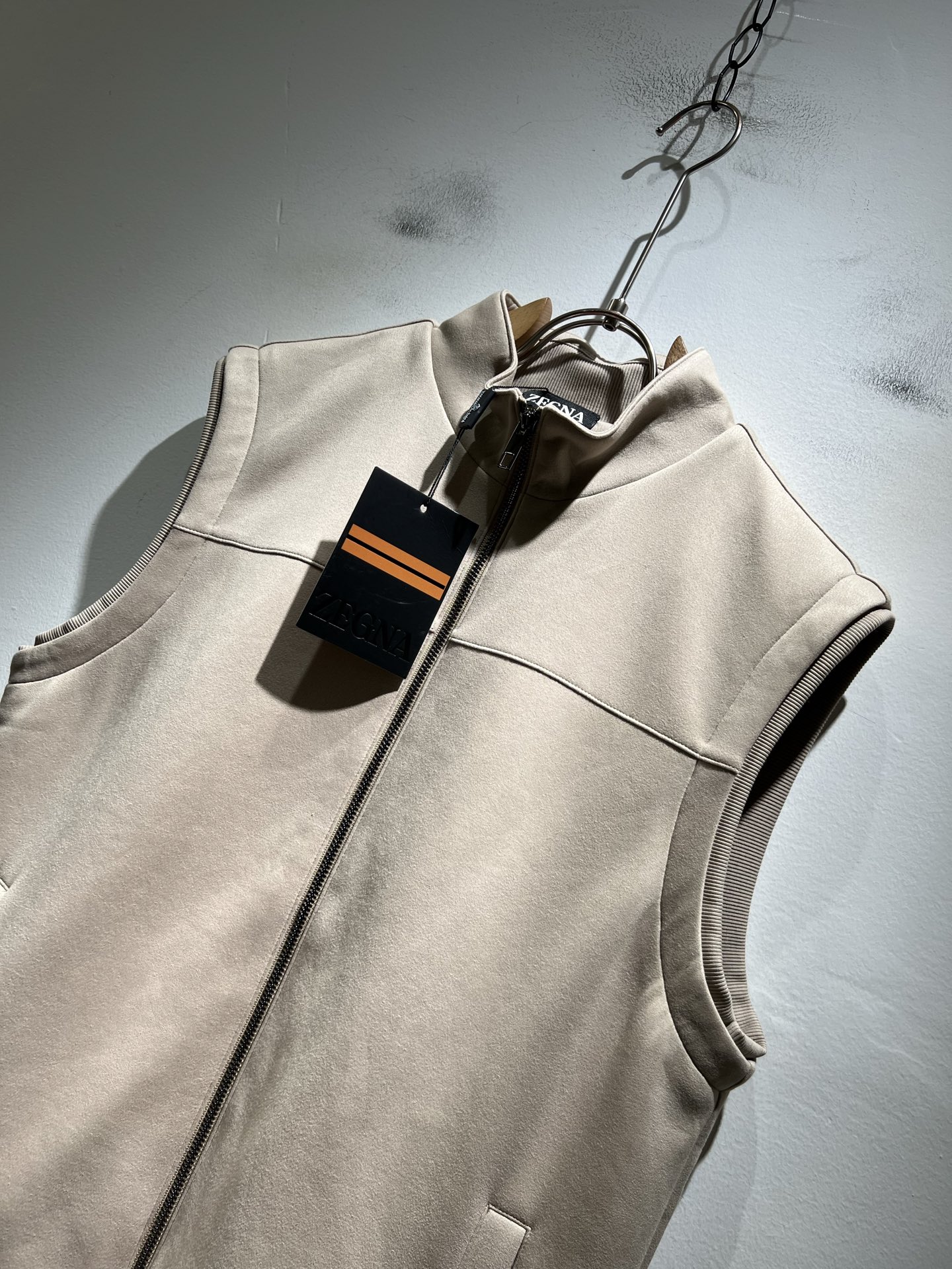 Ermenegildo Zeg*a杰*亚 2025秋冬新品男士马甲，官网同步！外贸公司订单！客供仿绒棉材