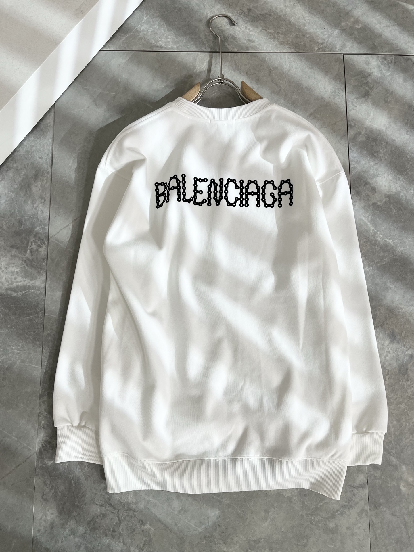 BALENCIA*巴黎*家 2025秋冬最新款百搭卫衣，男女同款👫❤️经典标志图案字母logo图案压胶工