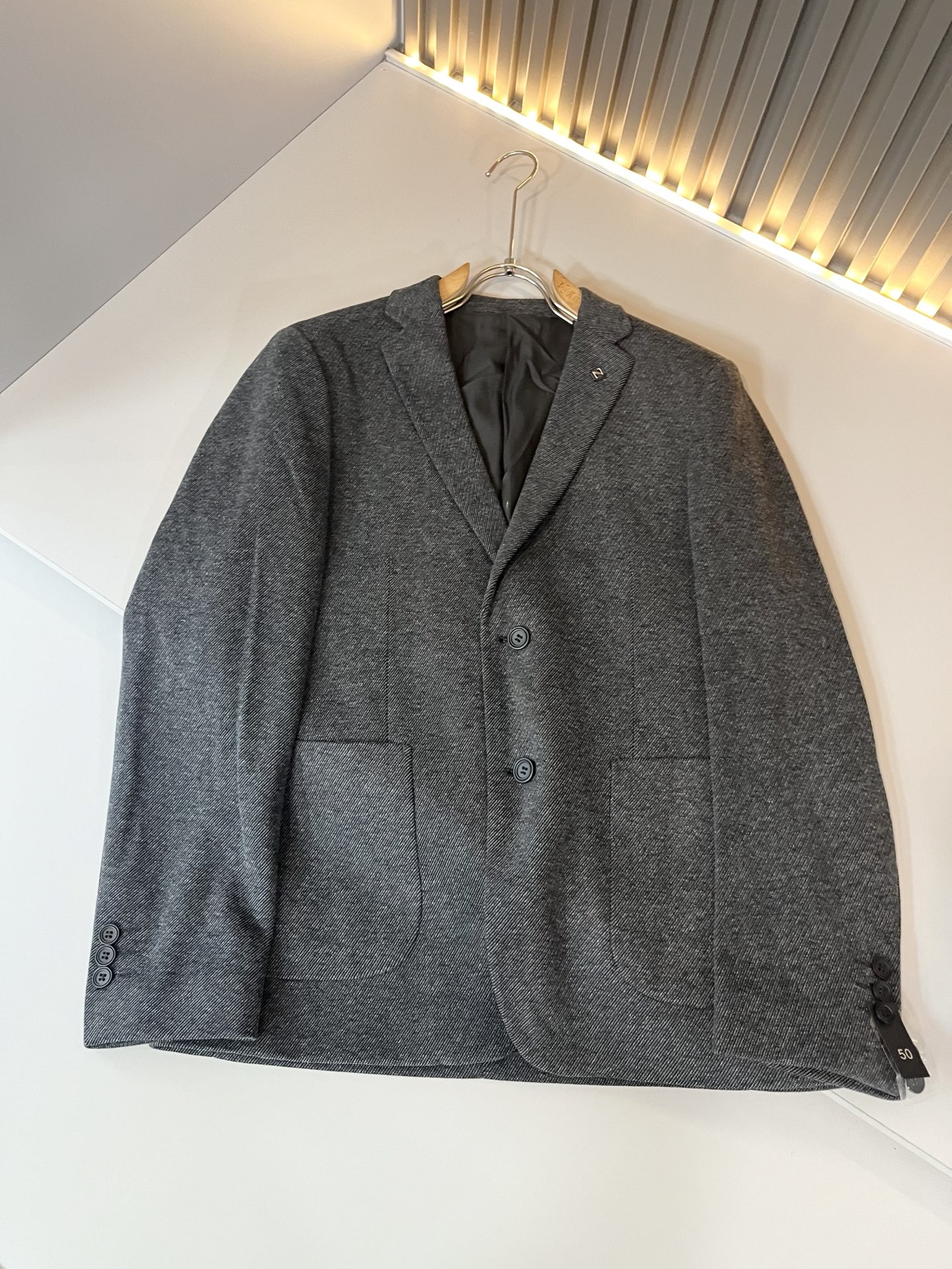 Ermenegildo Zeg*a杰*亚 2025秋冬新品男士休闲针织西装外套，外贸公司订单！是杰尼亚经