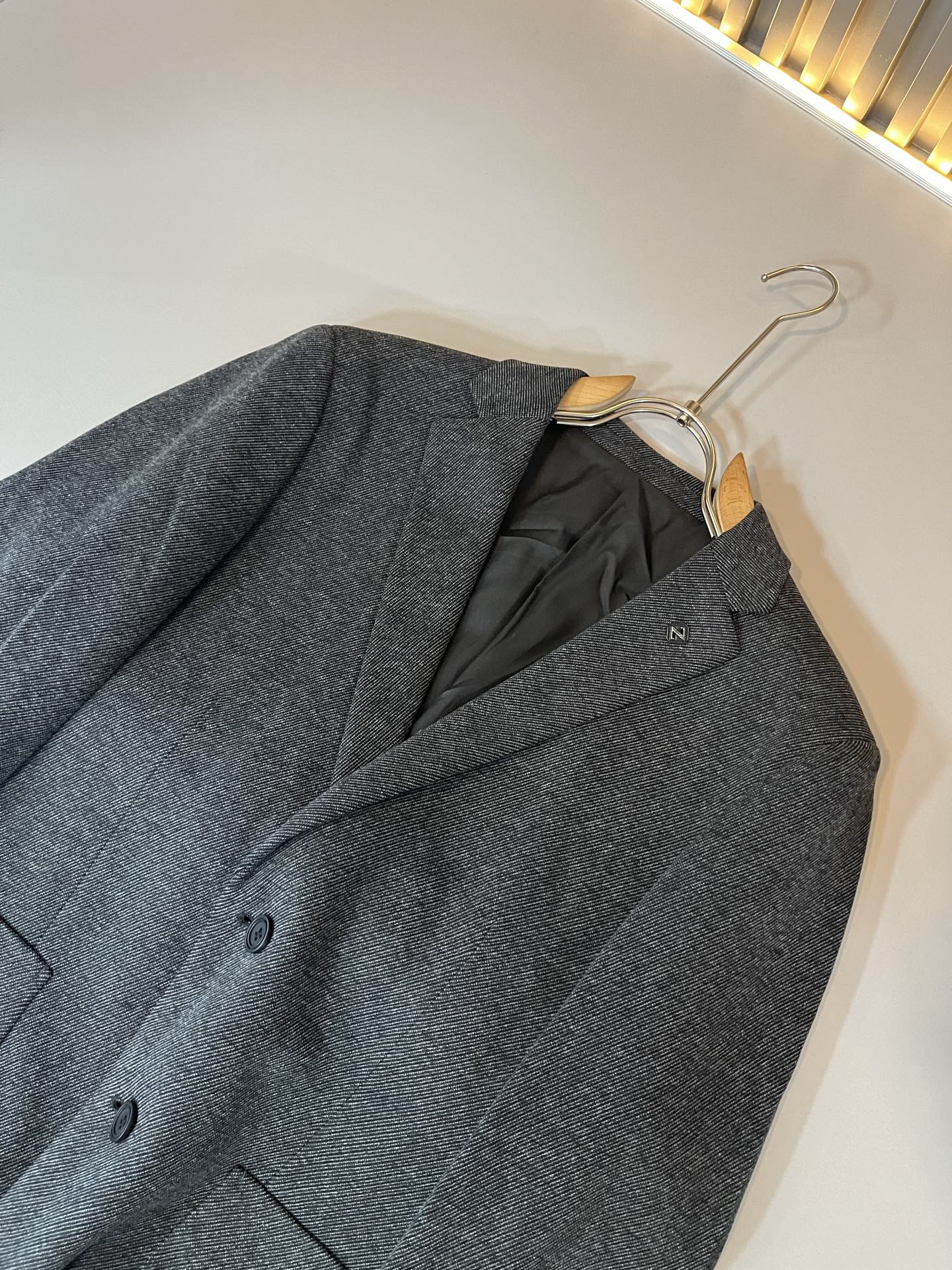 Ermenegildo Zeg*a杰*亚 2025秋冬新品男士休闲针织西装外套，外贸公司订单！是杰尼亚经