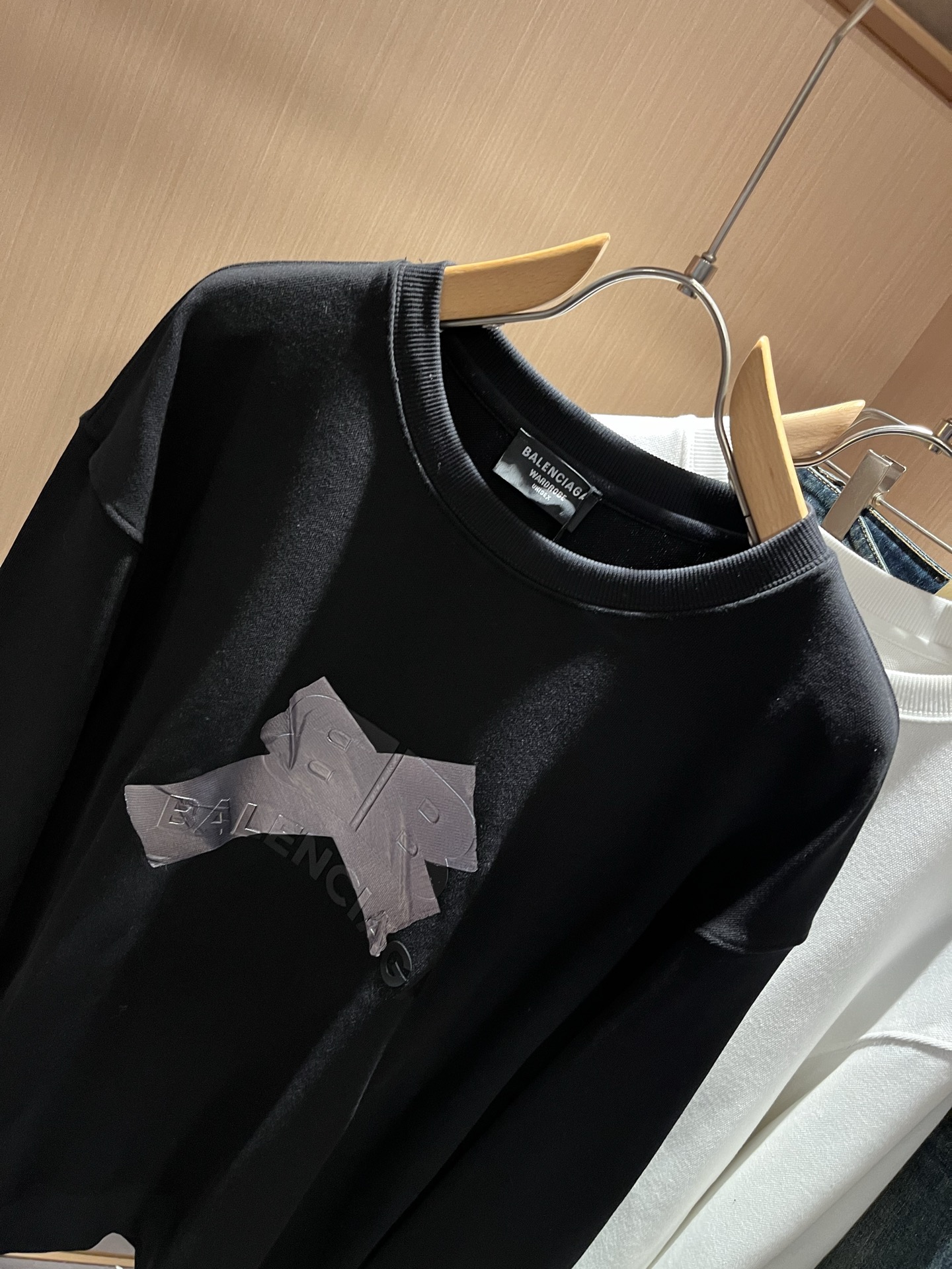 BALENCIA*巴黎*家 2025秋冬最新款百搭连帽卫衣，男女同款👫❤️经典标志图案字母logo图案压