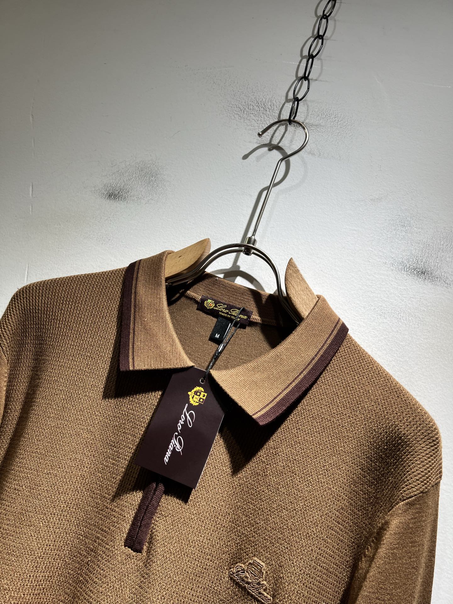 Loro Piana诺悠翩雅 2025秋冬男士最新的贸易订单针织羊毛衫，全品相！！上身舒适透气，不僵硬，